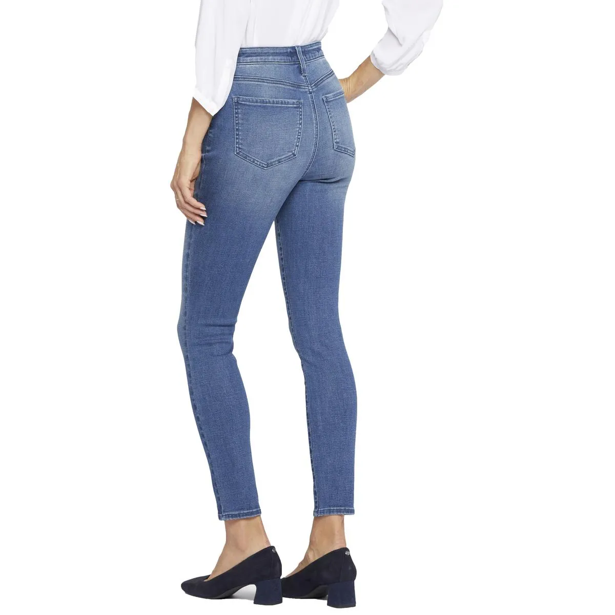 NYDJ Damen Ami High Rise Skinny Jeans in Hellwaschung