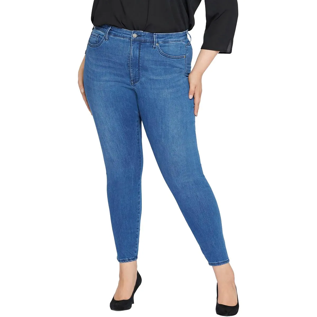 NYDJ Damen Plus Ami High-Rise Denim Skinny Jeans