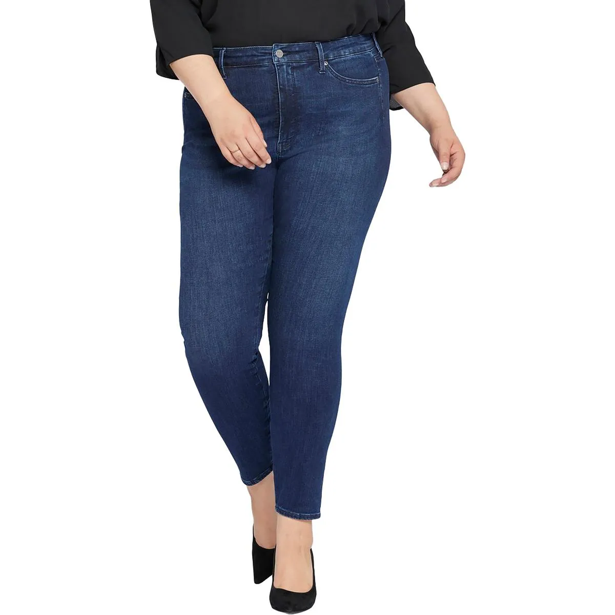 NYDJ Damen Plus Ami High-Rise Denim Skinny Jeans