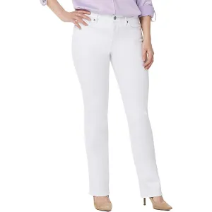 NYDJ Damen Plus Marilyn High Rise Cool Embrace Straight Leg Jeans
