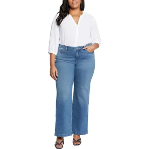 NYDJ Damen Plus Teresa Stretch Baumwolle Weitbeinjeans
