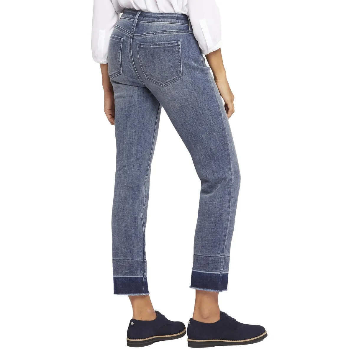 NYDJ Damen Sheri Raw Saum Denim Slim Jeans