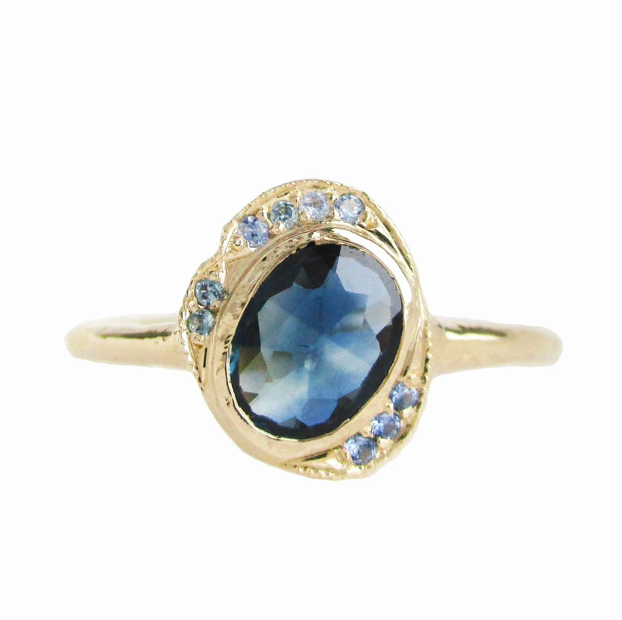 Oasis Blue Sapphire Ring