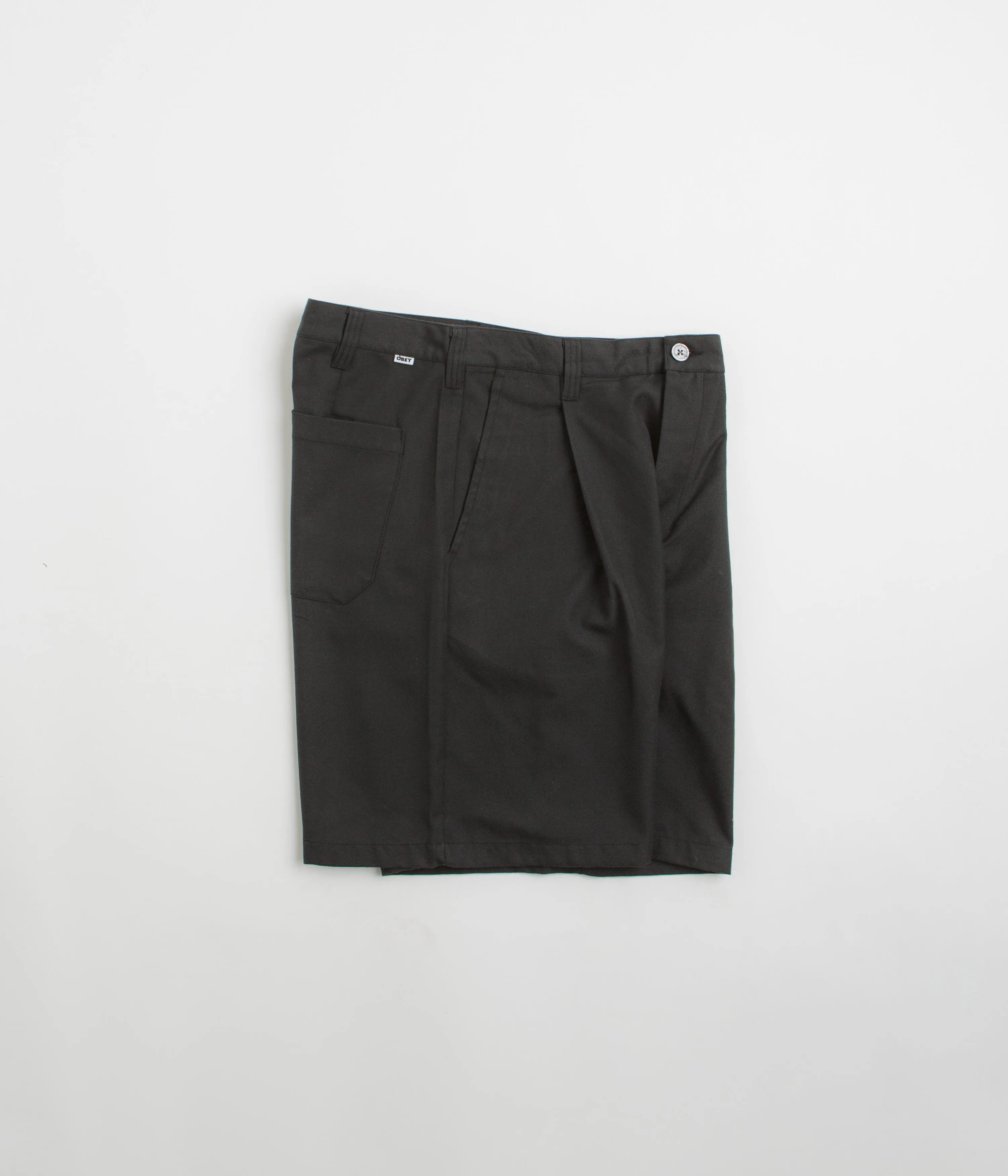 Obey Oliver Shorts - Piratenschwarz Obey Kleidung