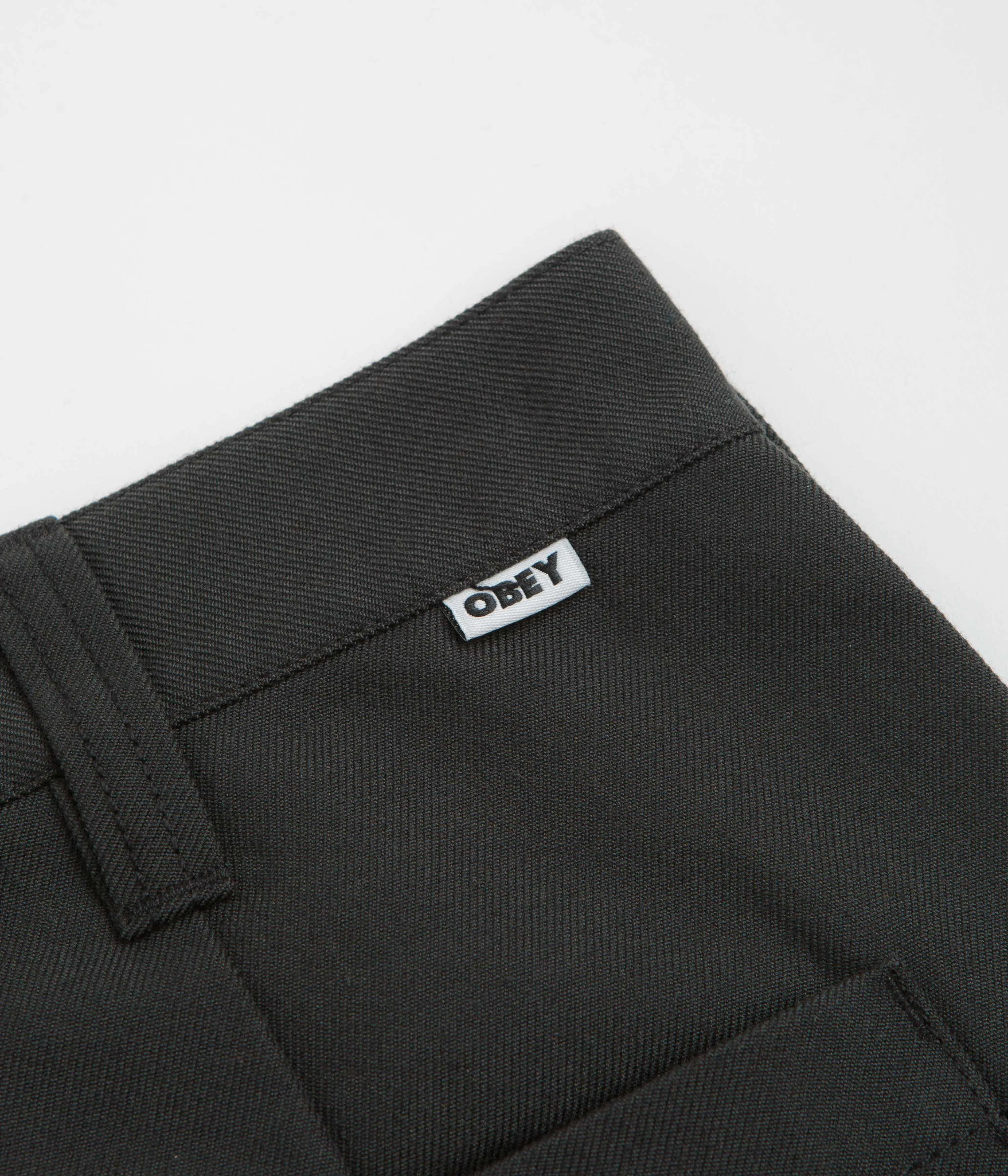 Obey Oliver Shorts - Piratenschwarz Obey Kleidung