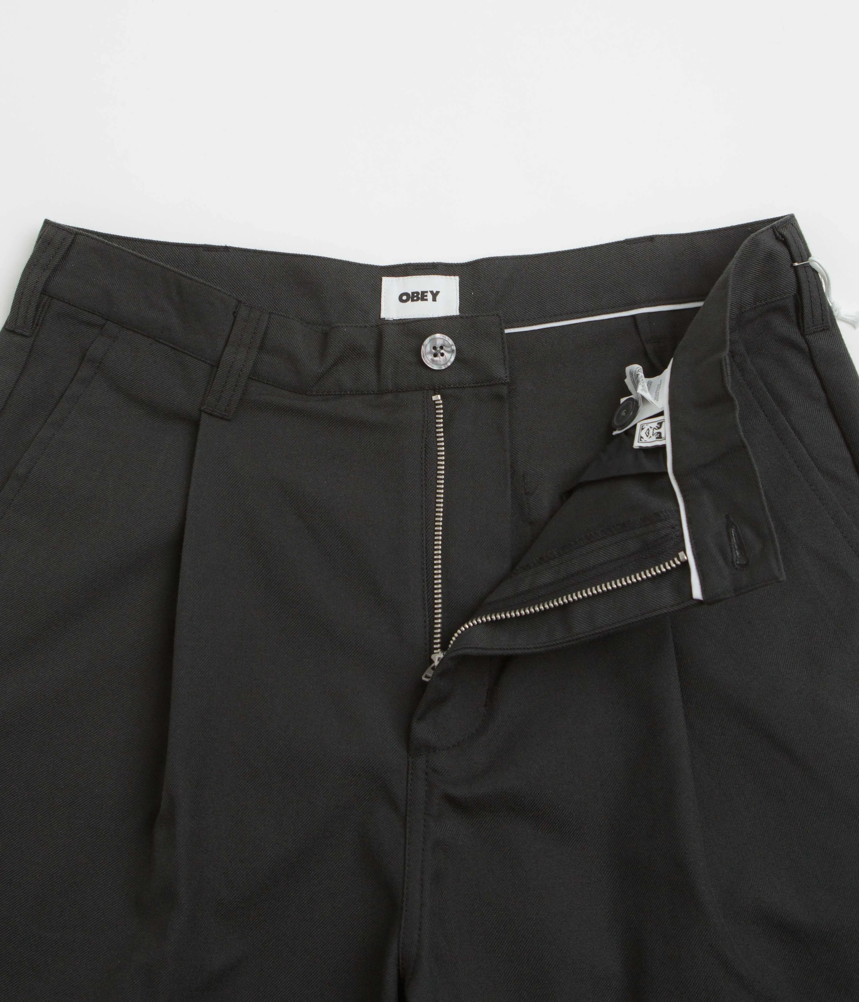 Obey Oliver Shorts - Piratenschwarz Obey Kleidung