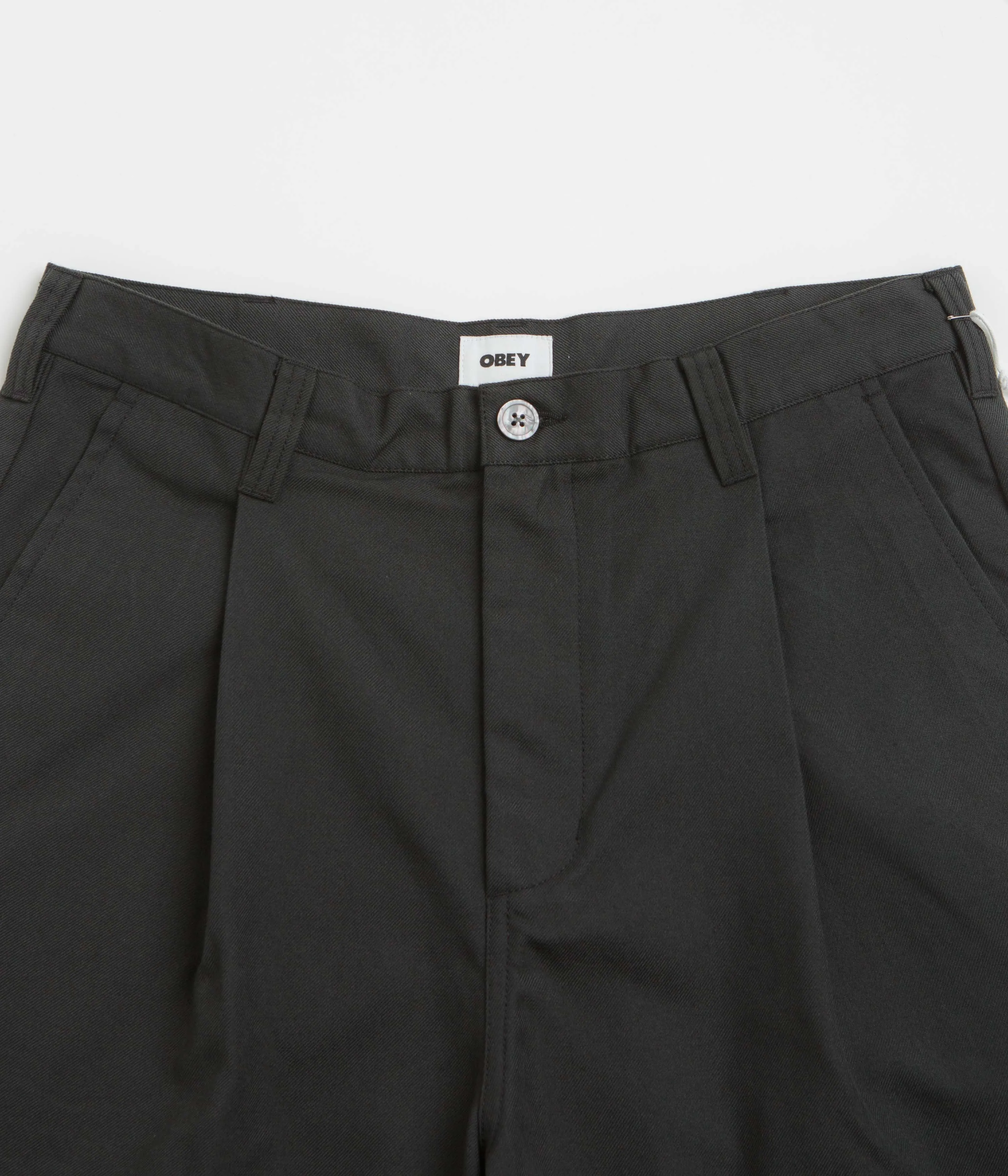 Obey Oliver Shorts - Piratenschwarz Obey Kleidung