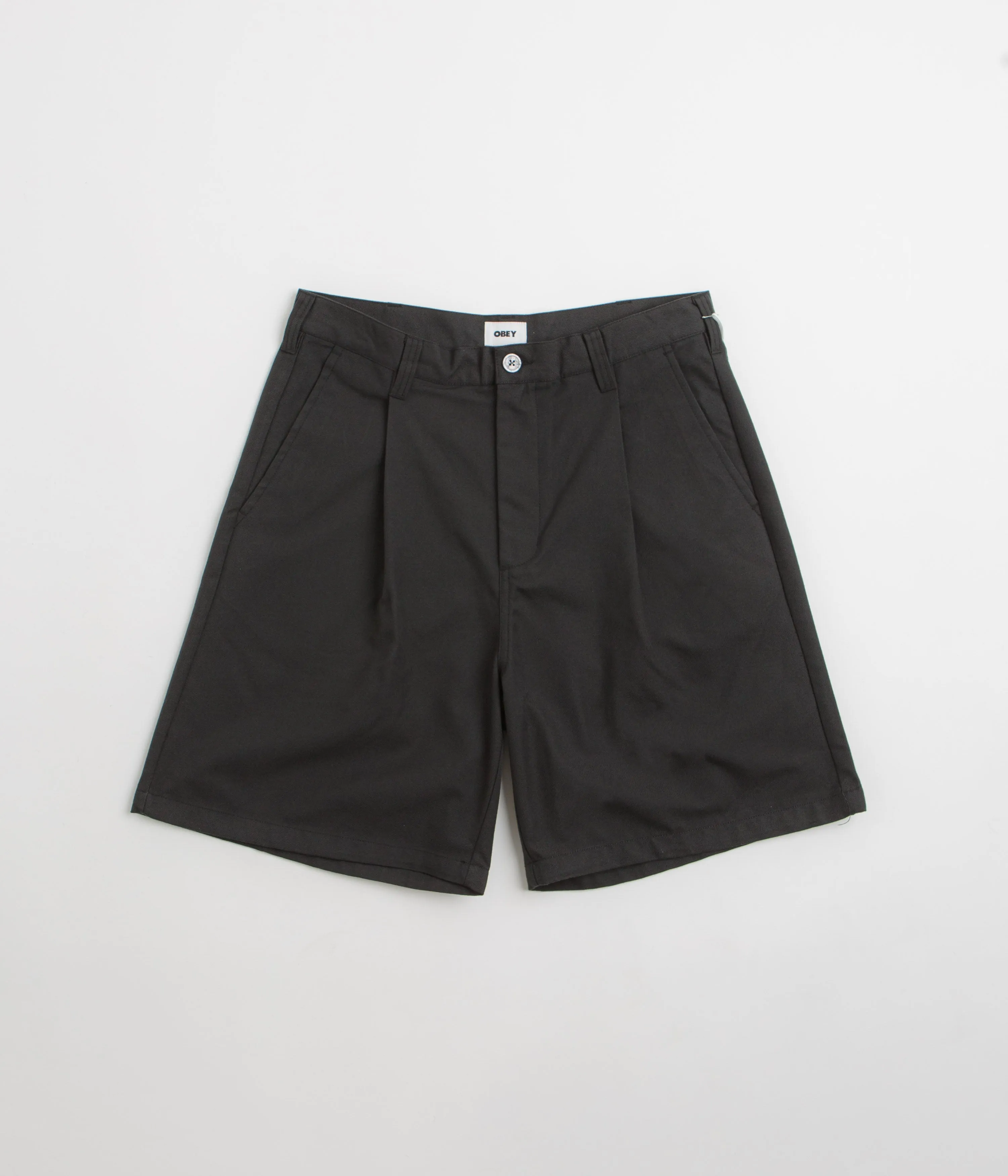 Obey Oliver Shorts - Piratenschwarz Obey Kleidung