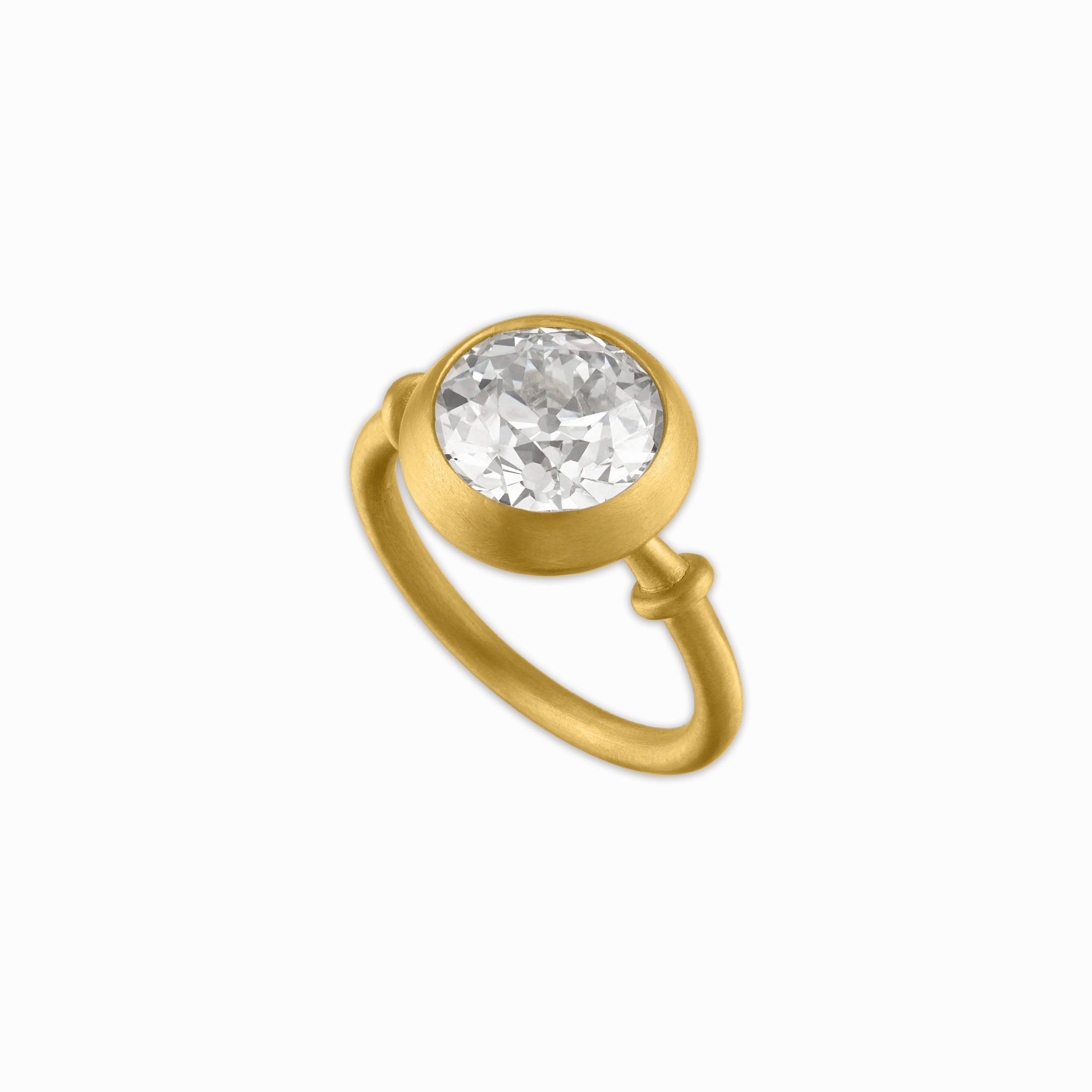 Old Mine Diamond Capsa Ring