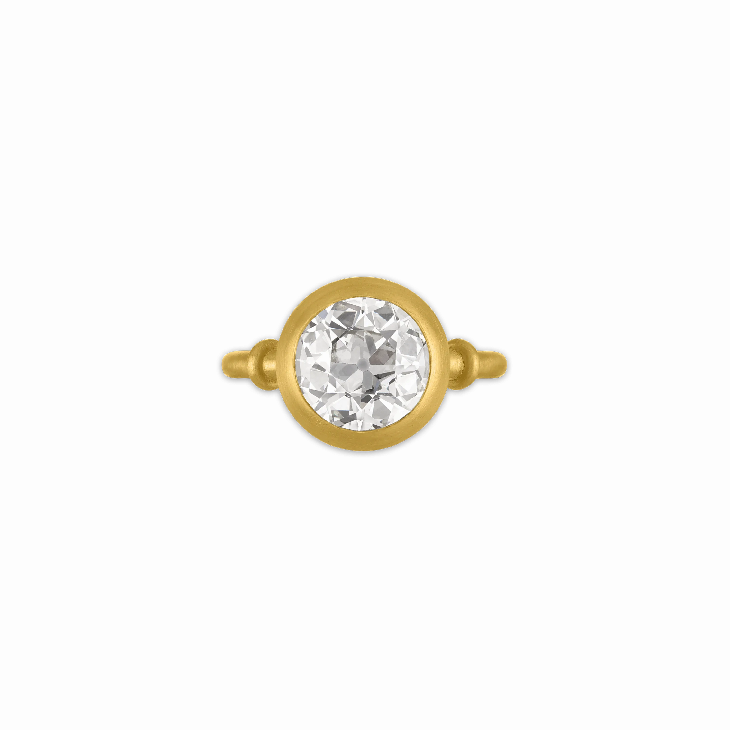 Old Mine Diamond Capsa Ring