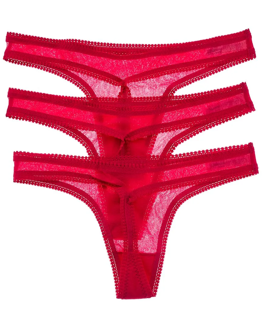 OnGossamer Set mit 3 Hüft-G-Strings