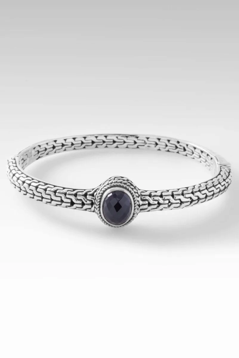 Palisade Bangle? in Black Spinel