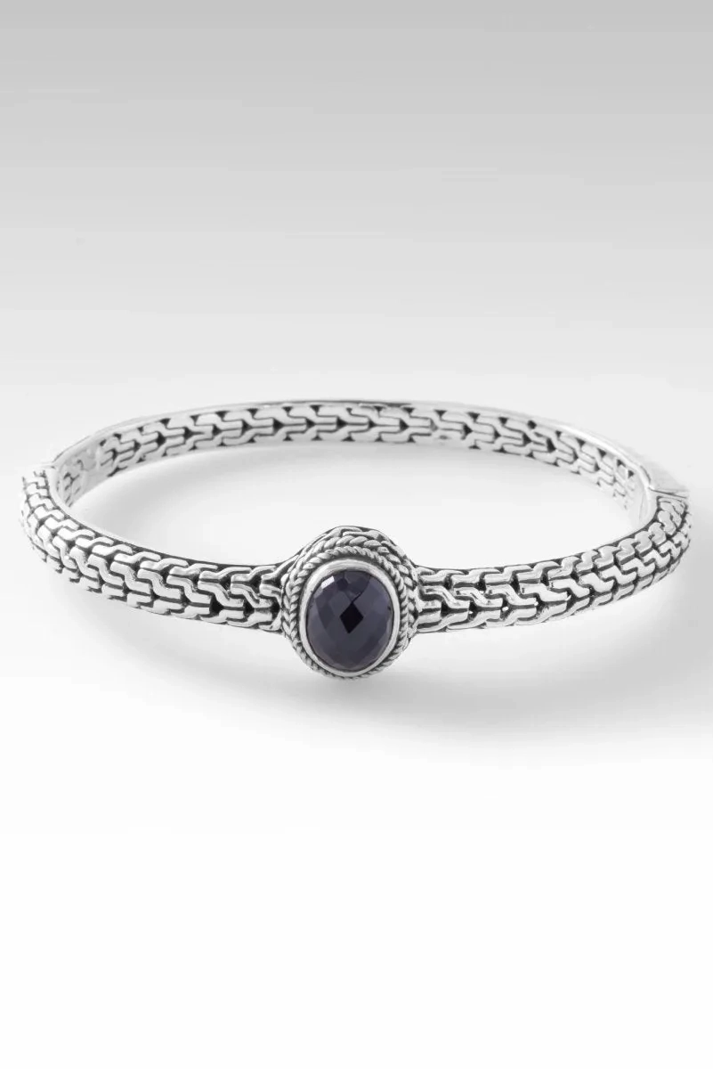 Palisade Bangle? in Black Spinel