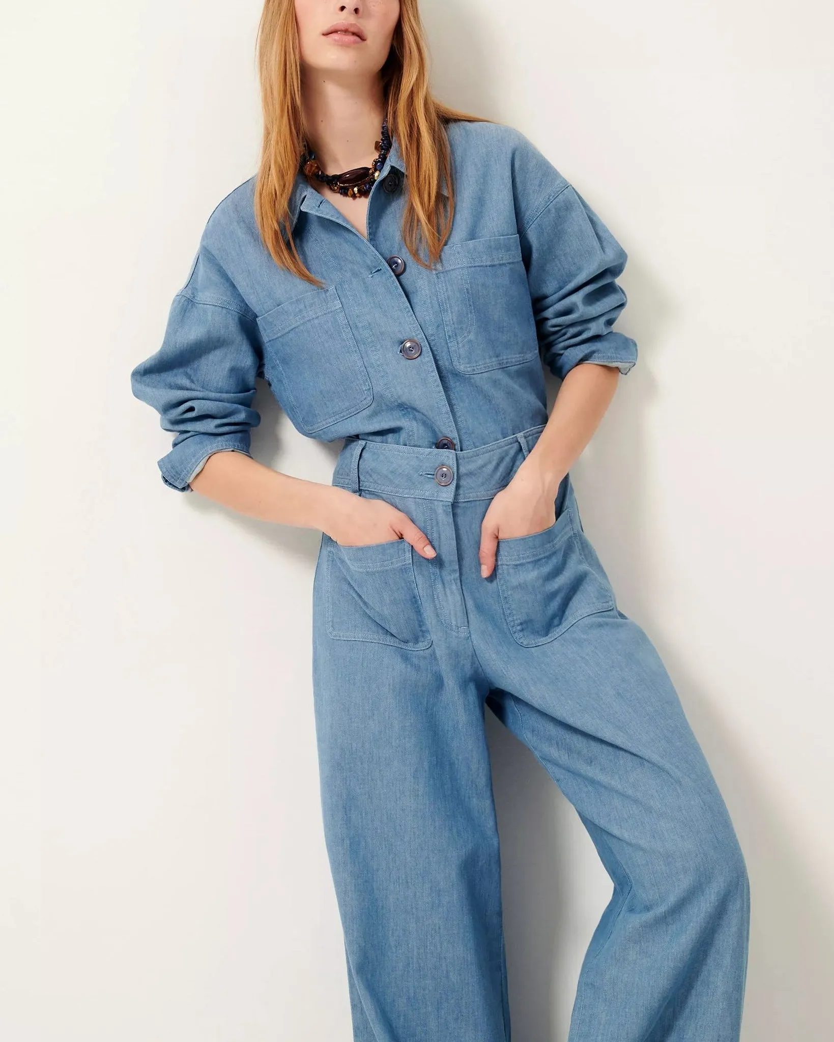 Hose Manhatti Provencia-Blau