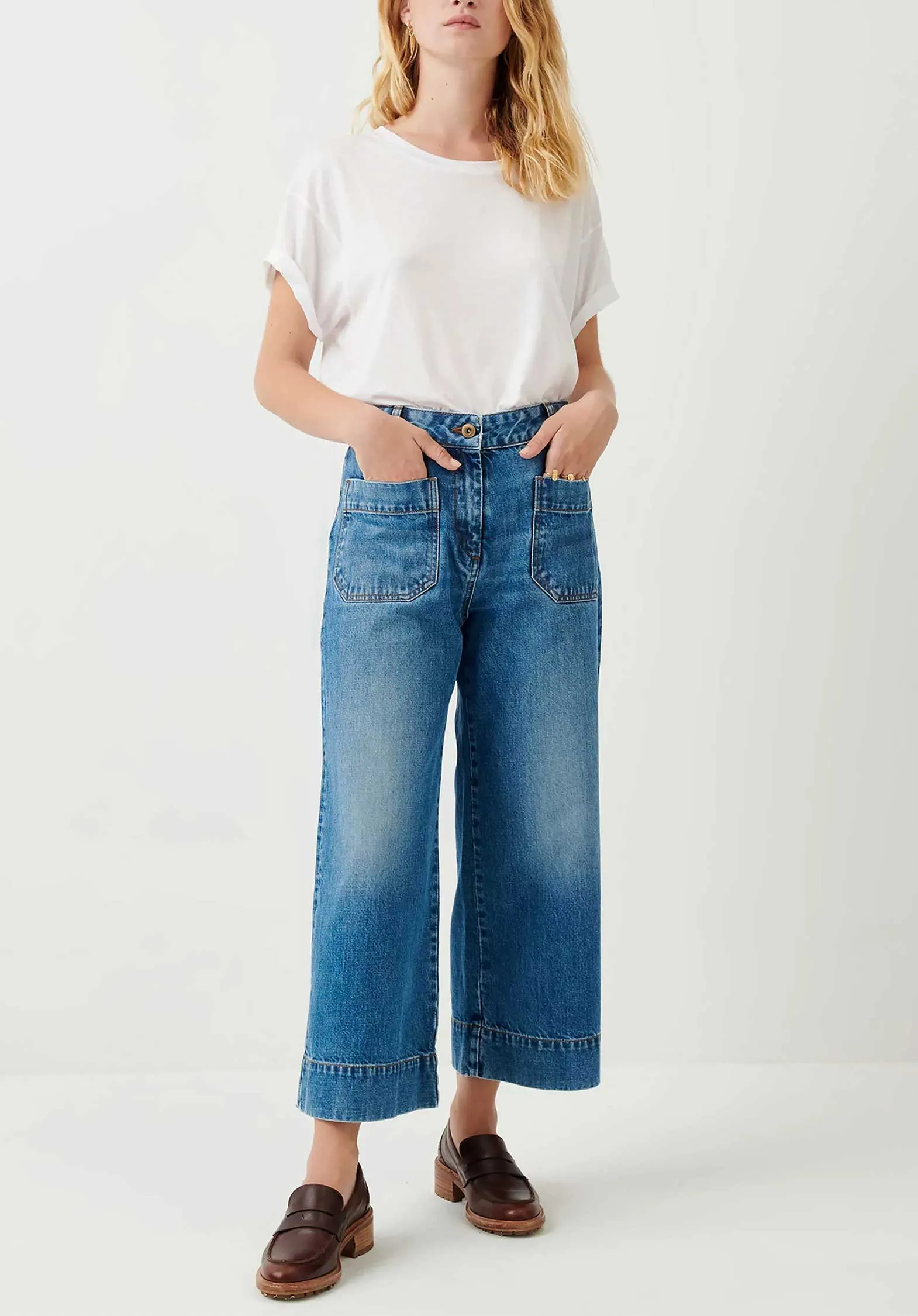 Hose Seakey Vintage-Blau