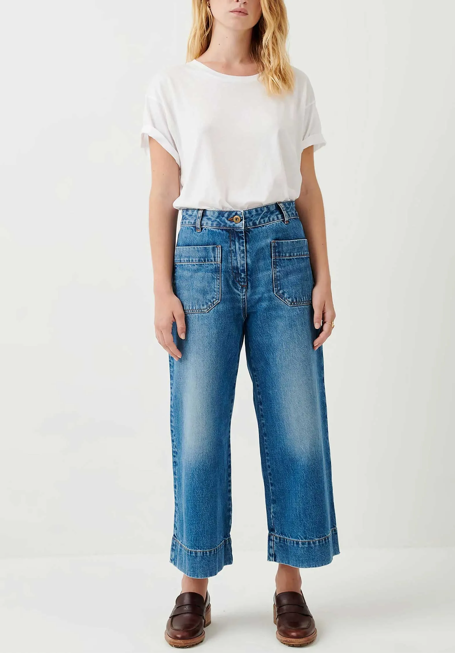 Hose Seakey Vintage-Blau