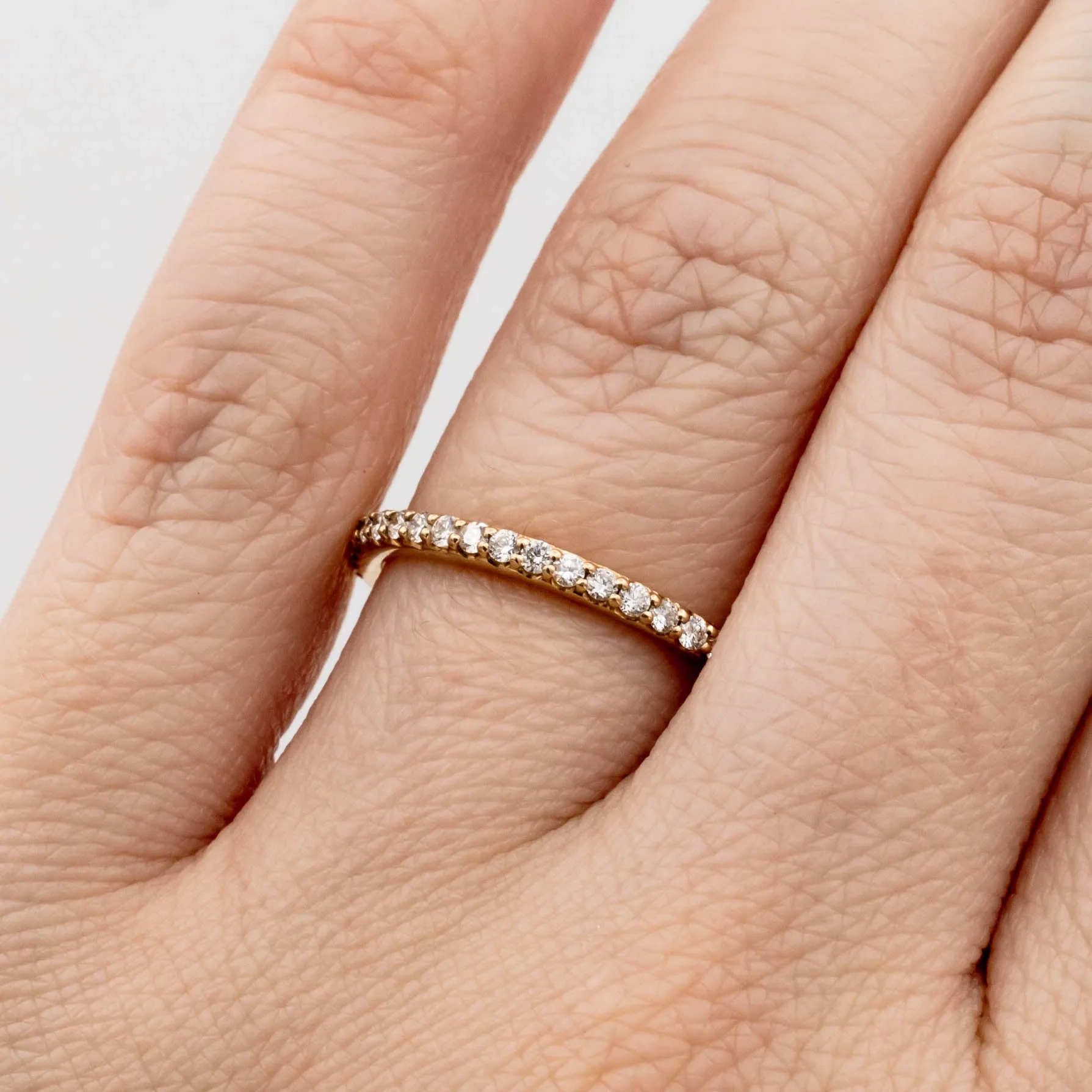 Pave Diamond Band