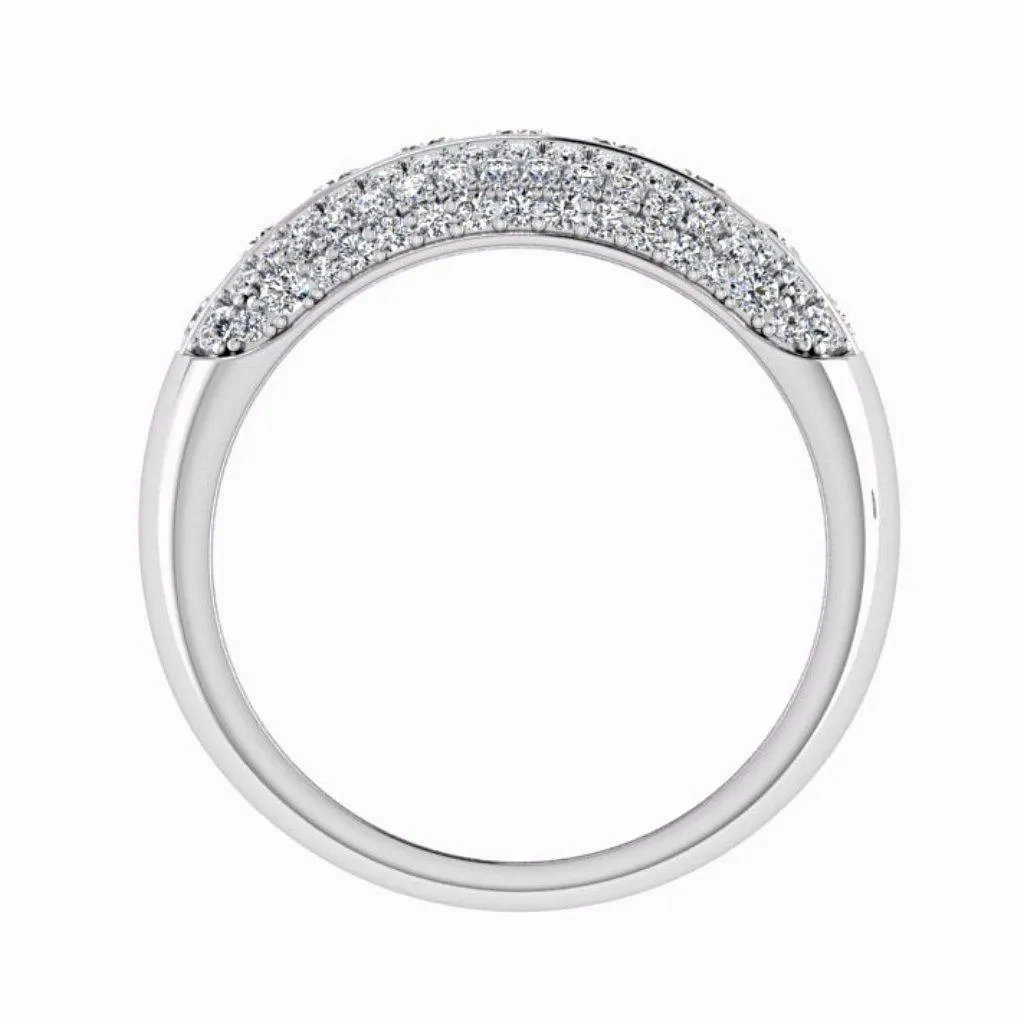 Pave Diamond Ring 18K Gold