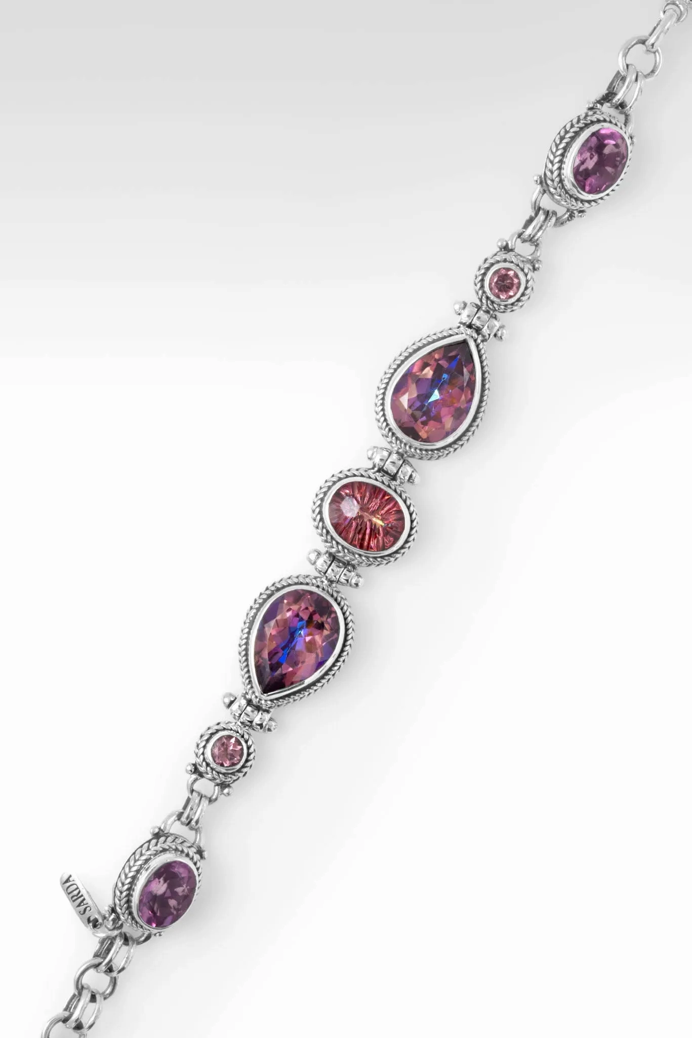 Peace in Storms Bracelet? Zodiac Fun? Mystic Quartz, Hayward's Muse? Mystic Quartz, Pink Fluorite &amp; J P Topaz? Mystic Topaz