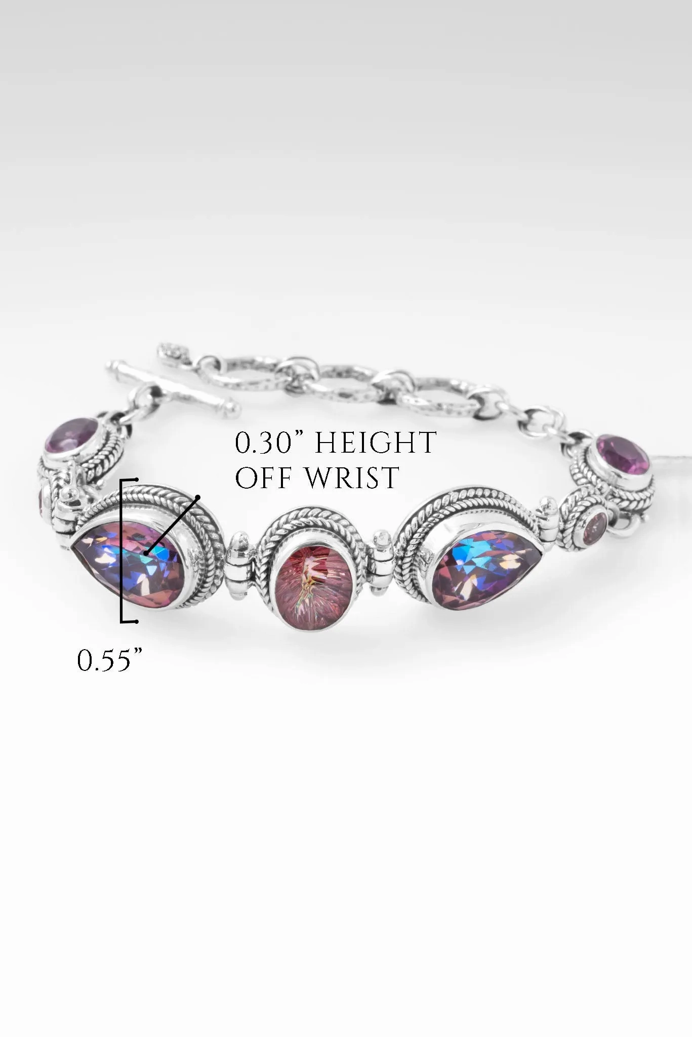 Peace in Storms Bracelet? Zodiac Fun? Mystic Quartz, Hayward's Muse? Mystic Quartz, Pink Fluorite &amp; J P Topaz? Mystic Topaz