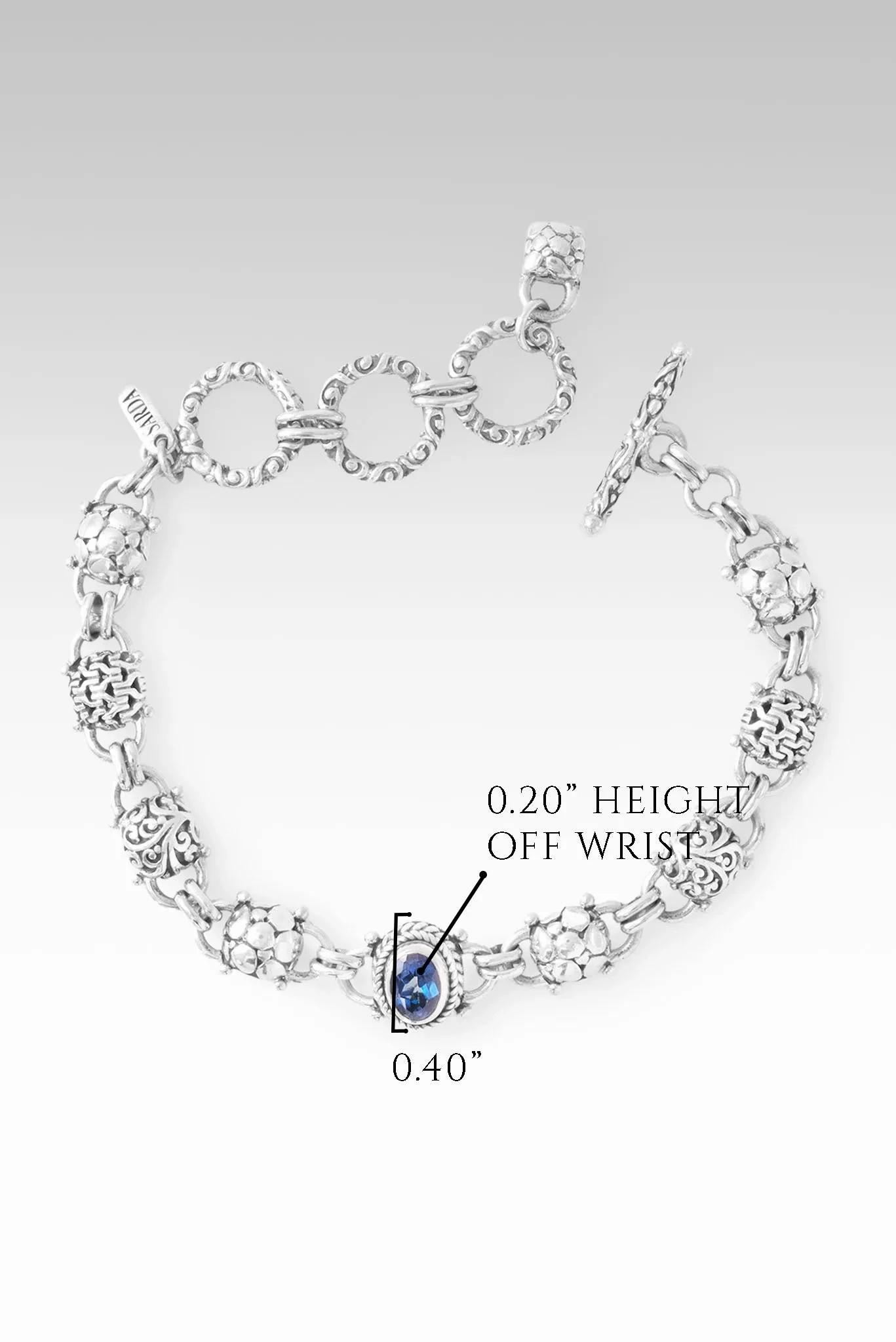 Peaceful Spirit Bracelet? in Cavalier Passion? Mystic Quartz