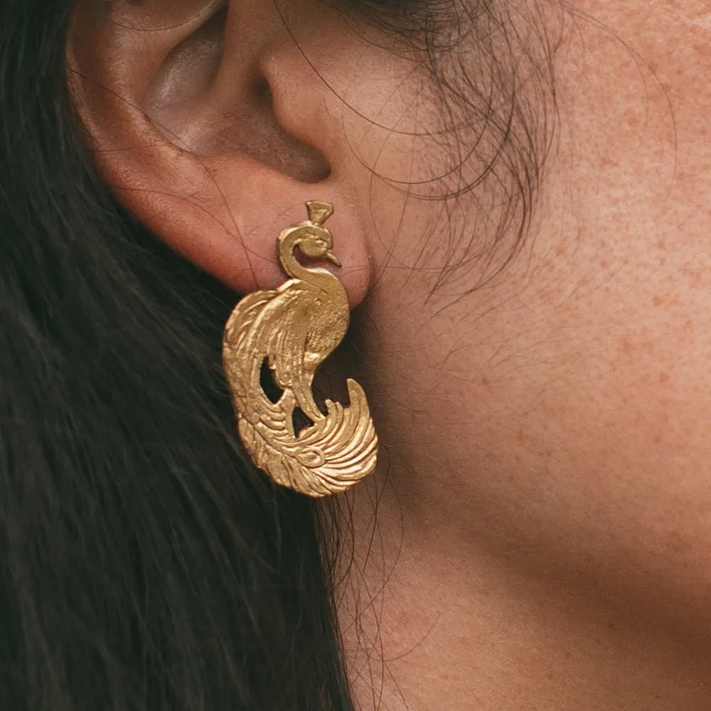 Peacock Earrings
