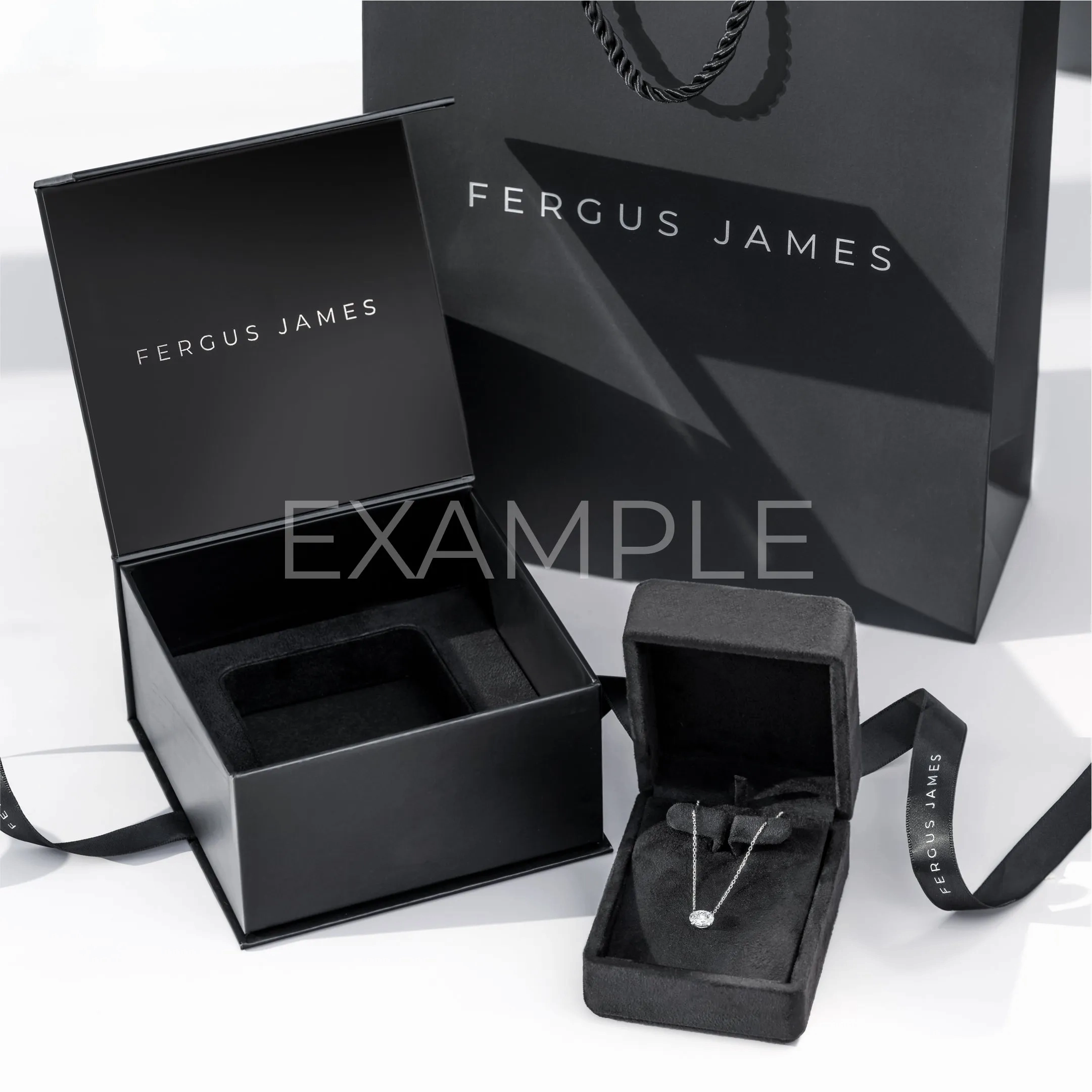 Pear Diamond Wing Pendant White Gold