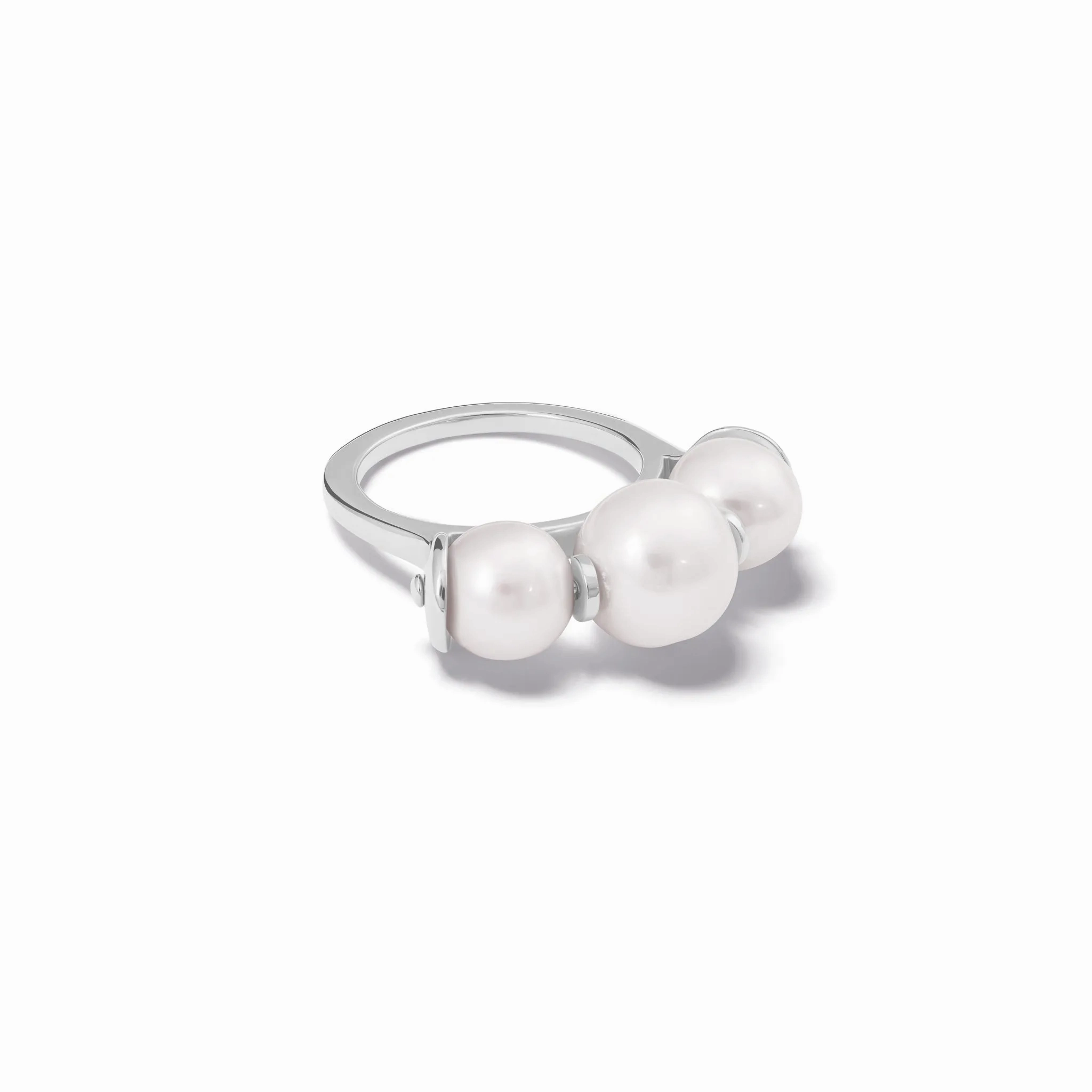 Persephone Ring Silver - Pearl