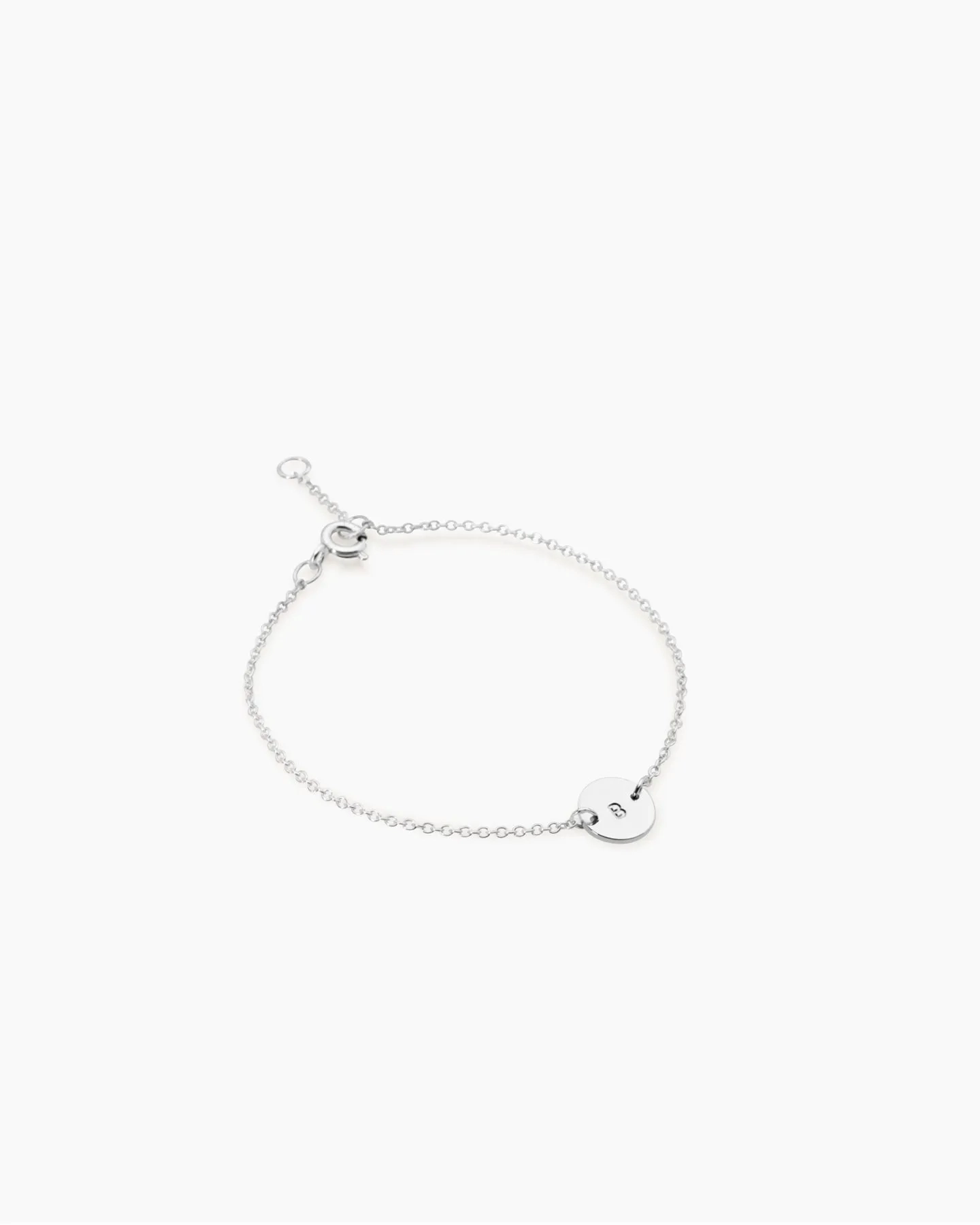Personalised Plate Bracelet | Silver