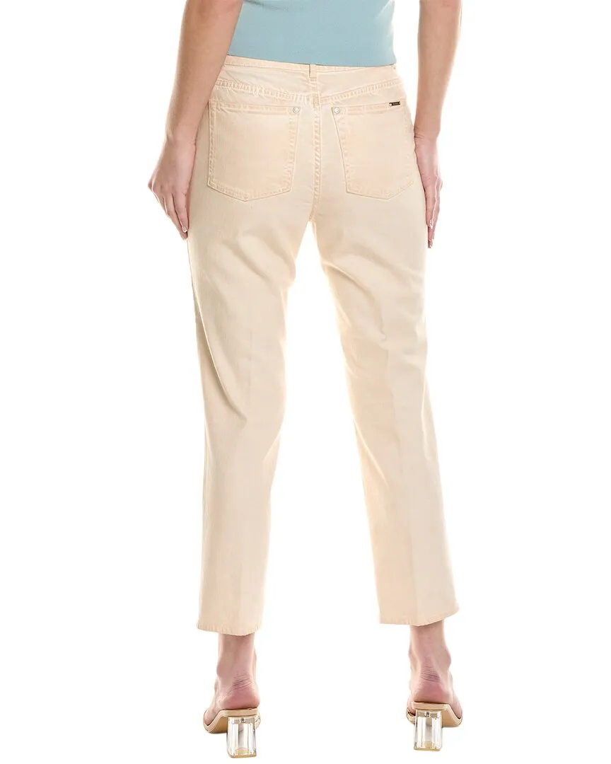 Peserico Gerade Jeans in Staubrosa