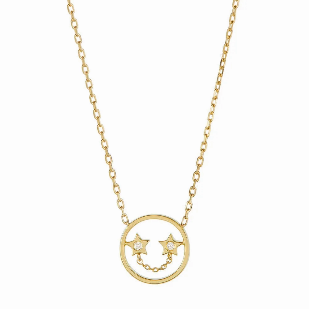 PETIT Beck 14K Gold Necklace w. Diamond