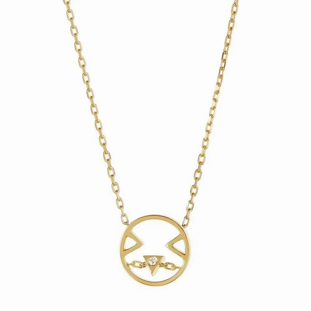 PETIT Joy 14K Gold Necklace w. Diamond