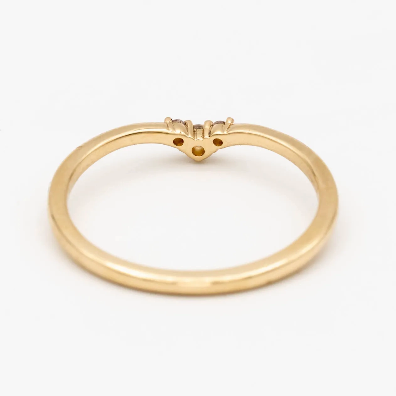 Petite Diamond Chevron Band