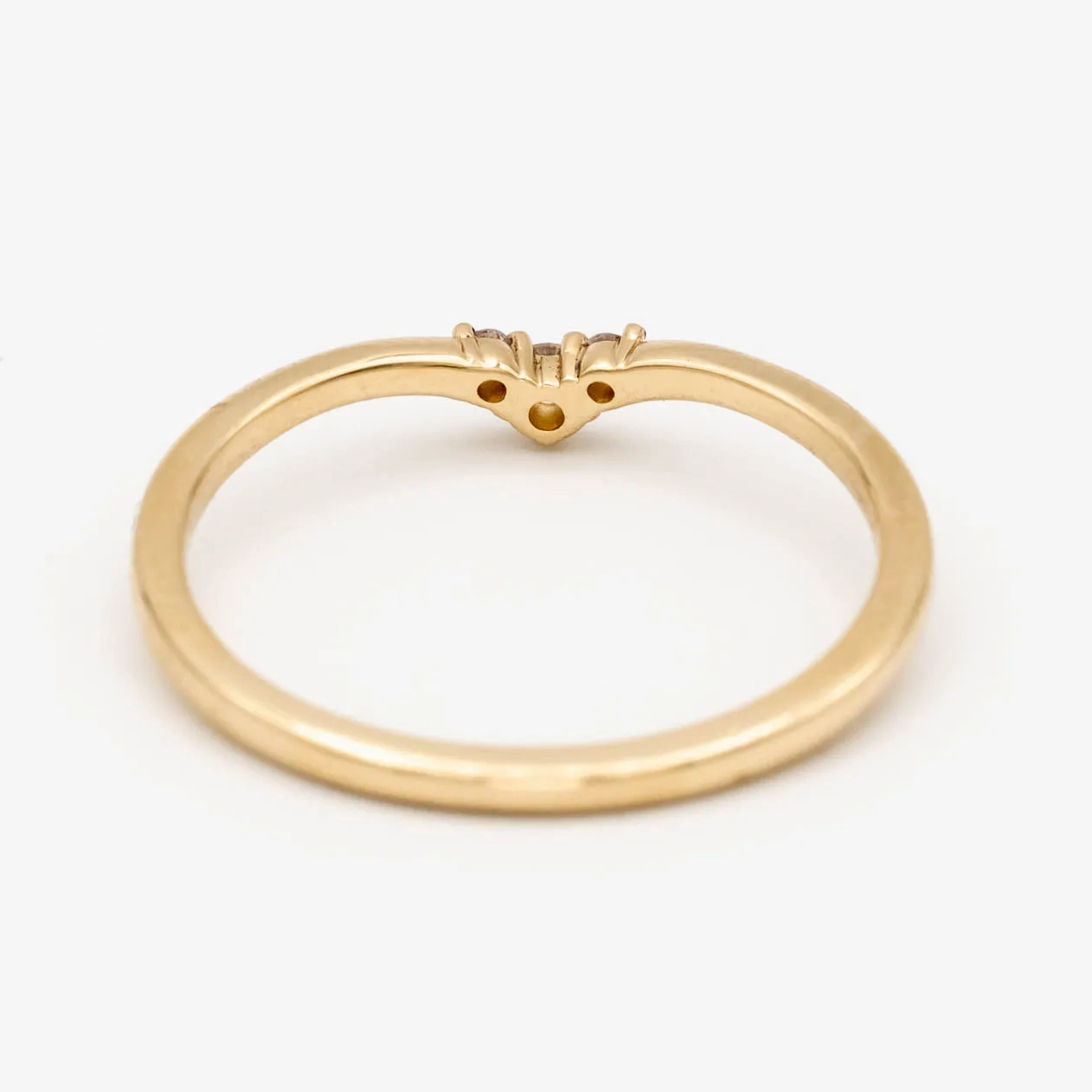 Petite Diamond Chevron Band