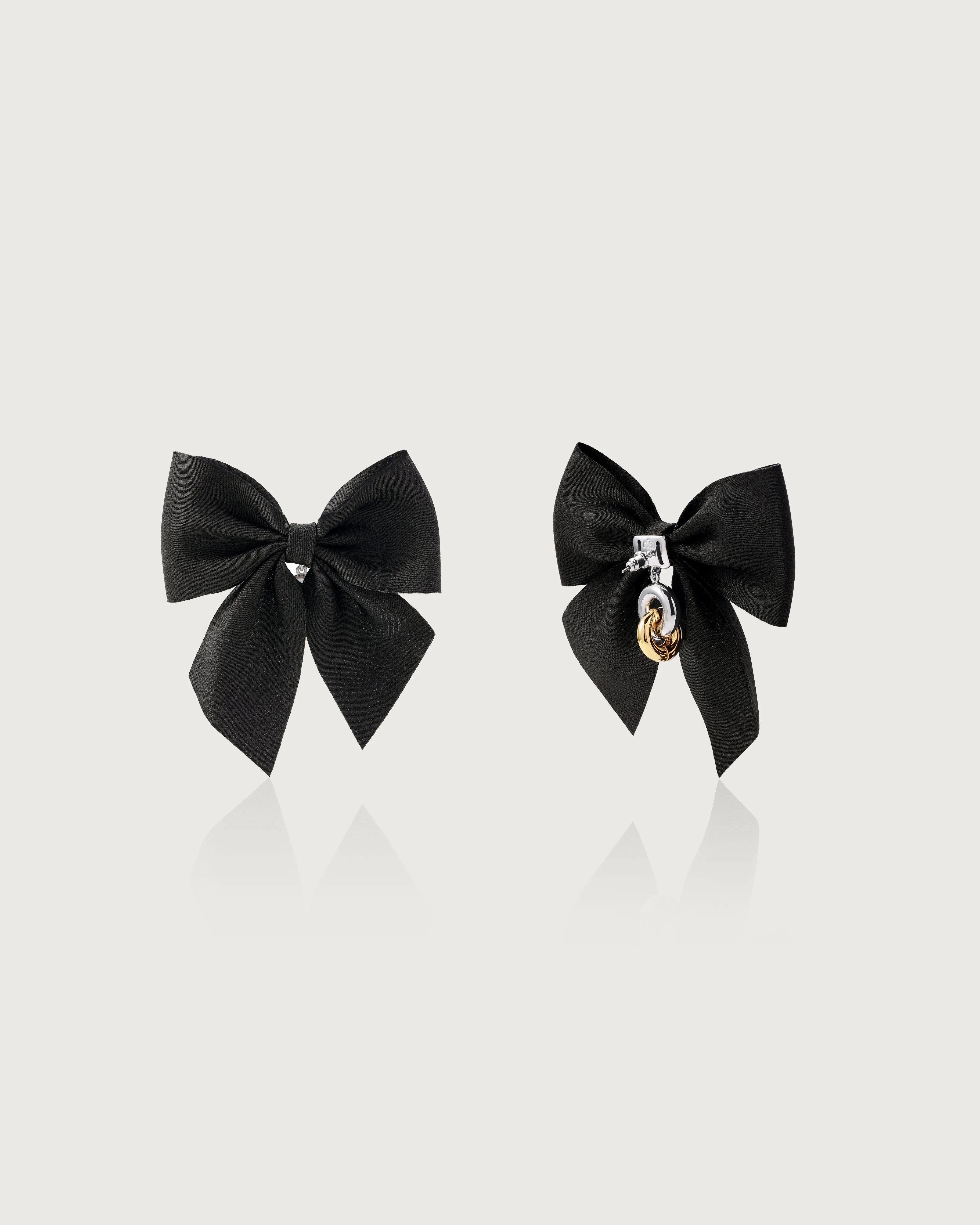 Pink Bow Earrings