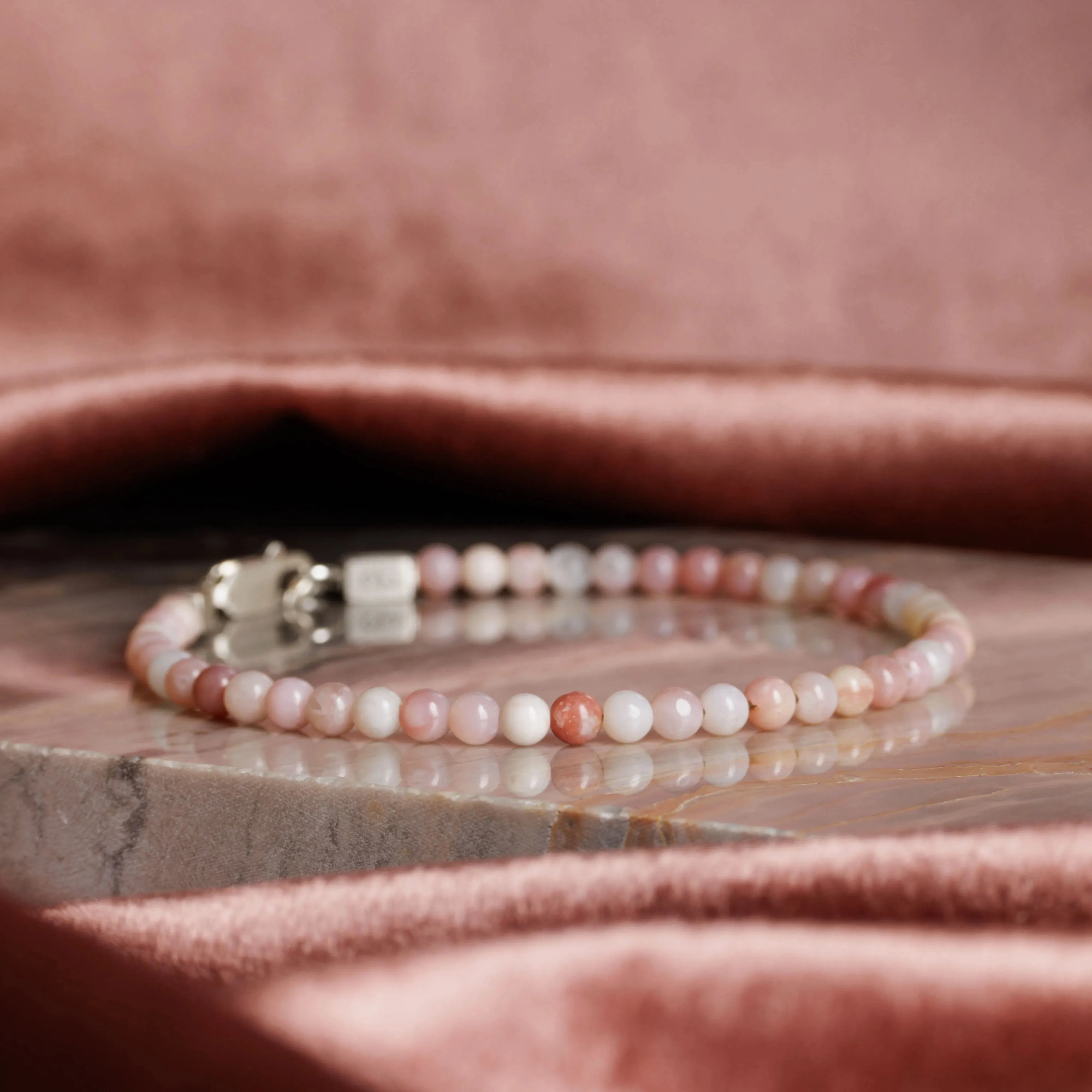 Pink Opal Bracelet II (4mm)
