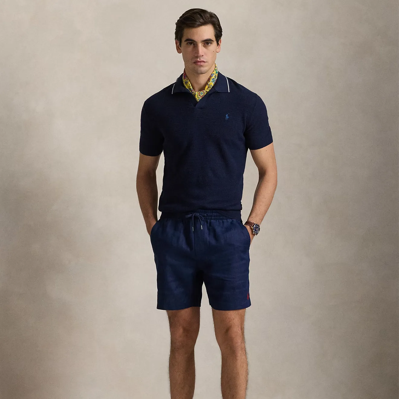 Polo Ralph Lauren Prepsters Flache Front Klassisches Newport Navy