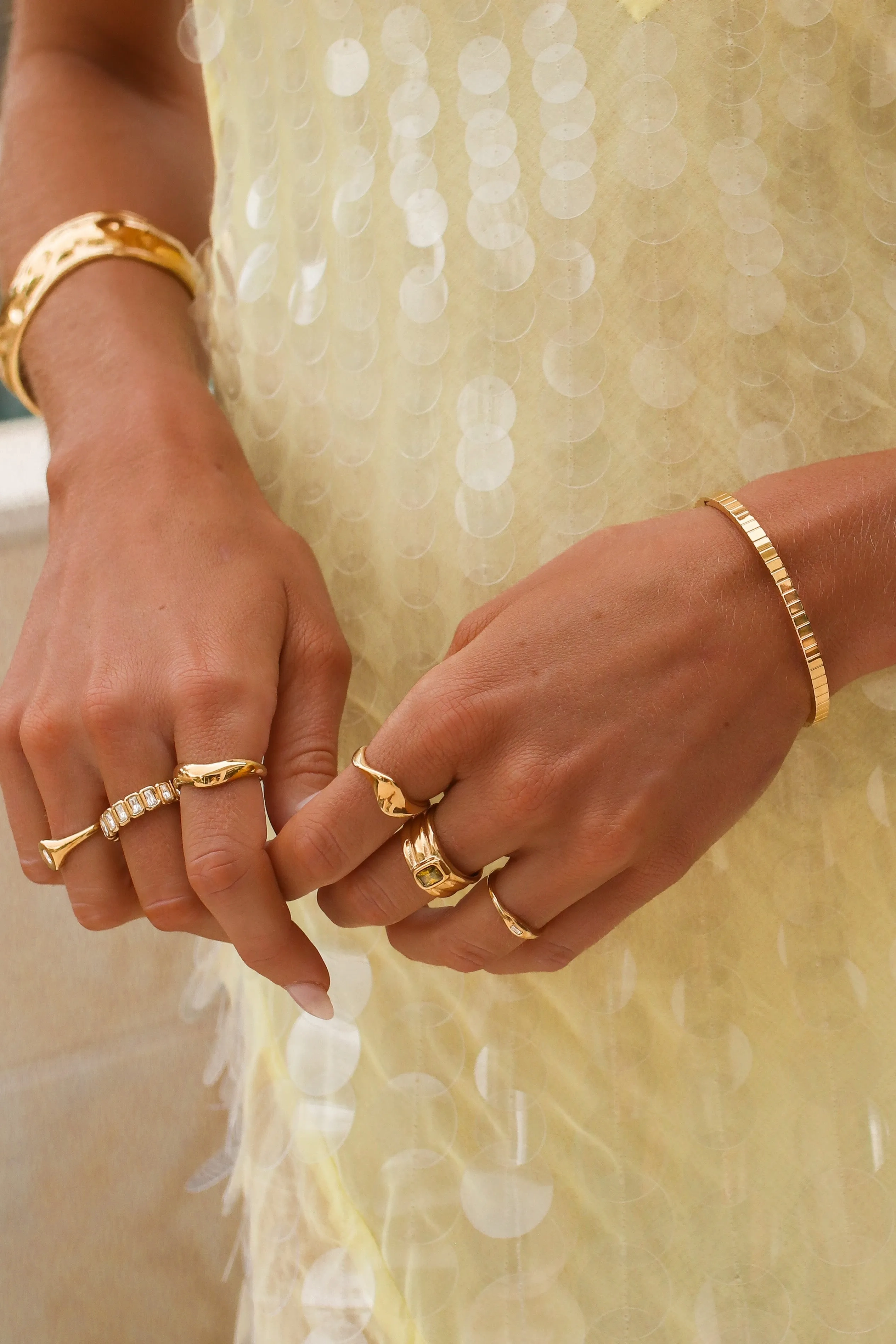 Portia - Stainless Steel Bangle