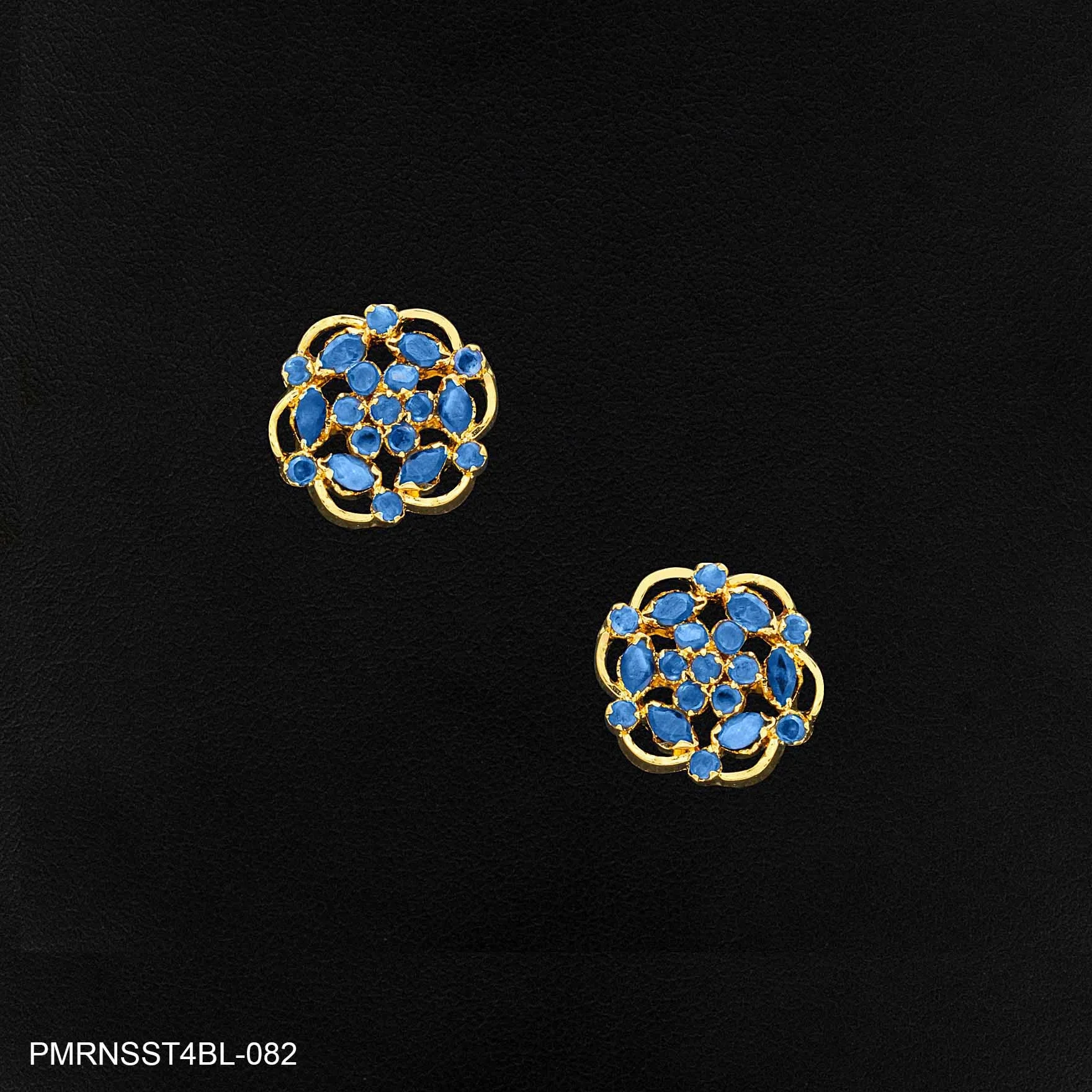 PREMIUM RATNA  PEARL STONE STUD PMRNSST4BL-082