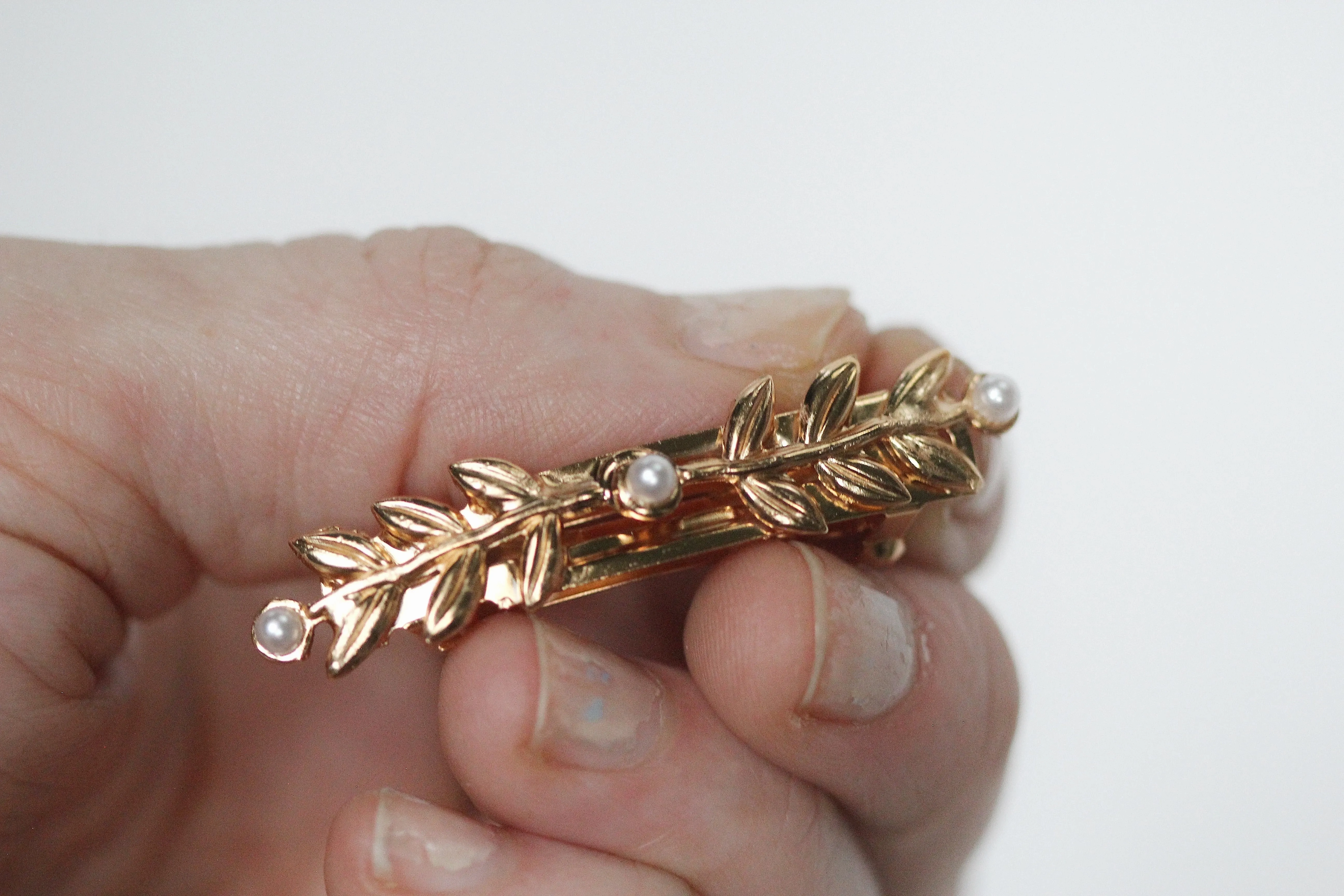Preorder * Dainty Stems &amp; Leaves Barrette