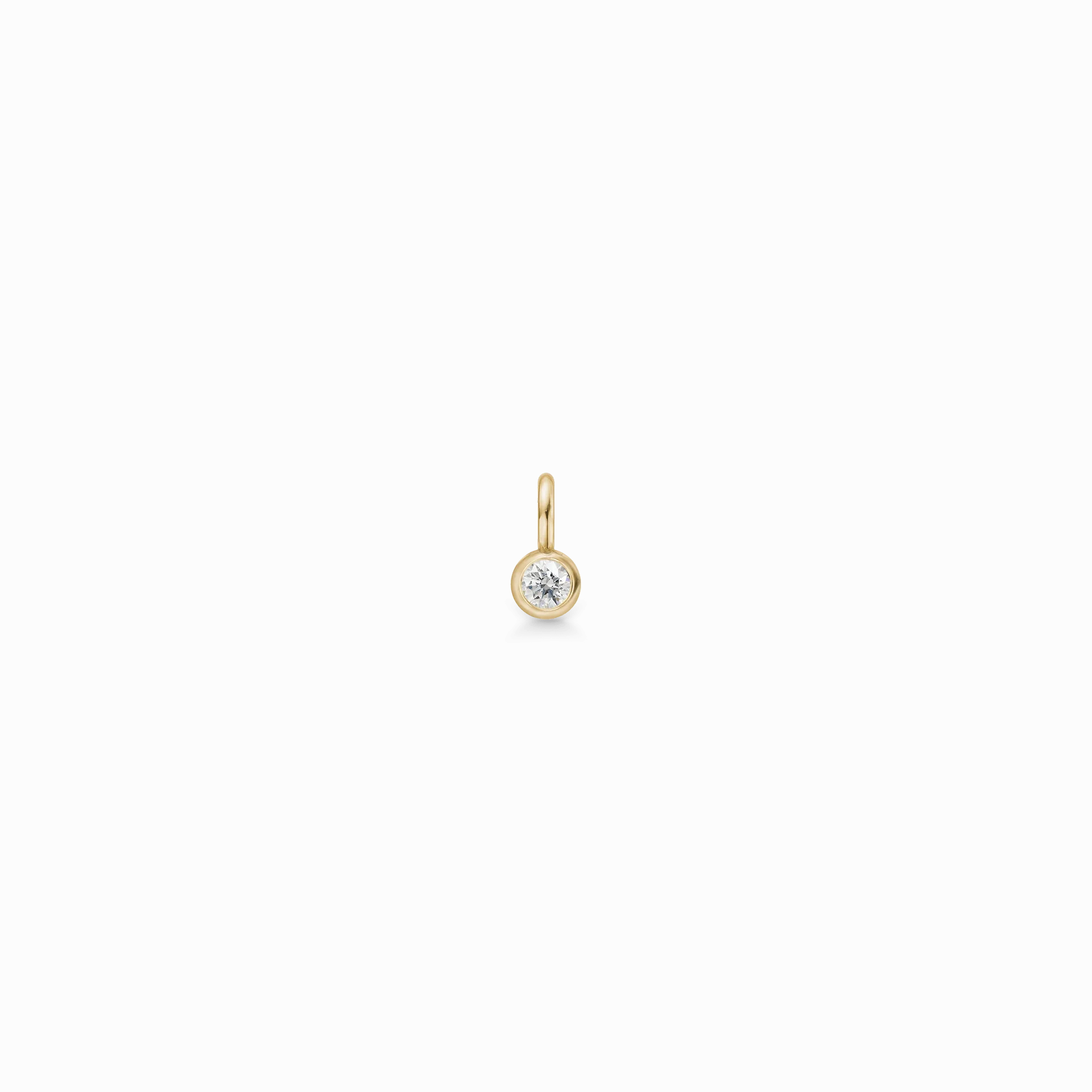 Purity 14K Gold Pendant w. Diamond