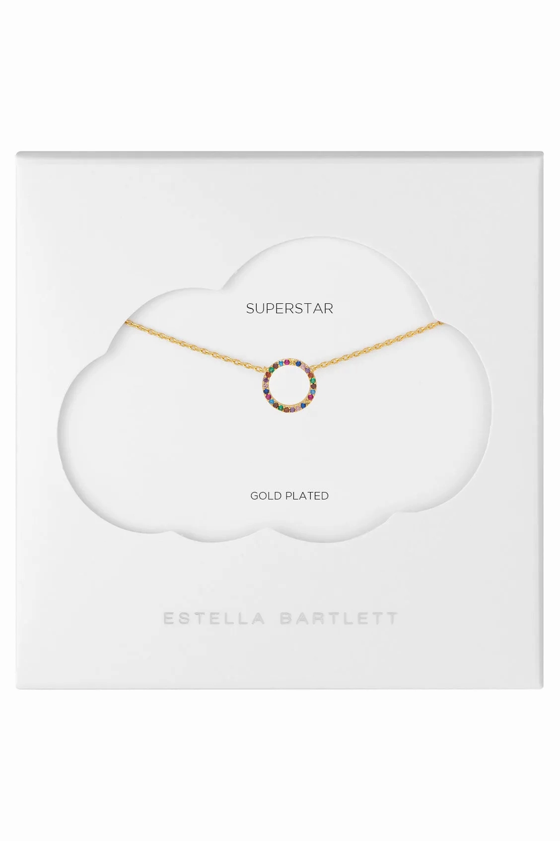 Rainbow Circle Necklace