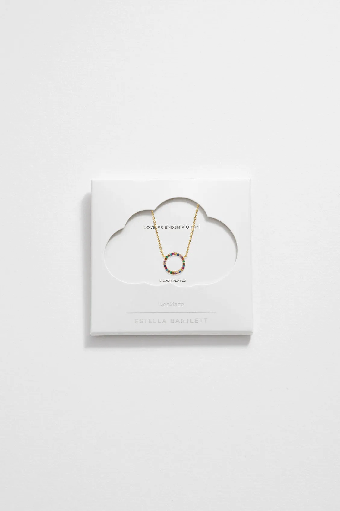 Rainbow Circle Necklace