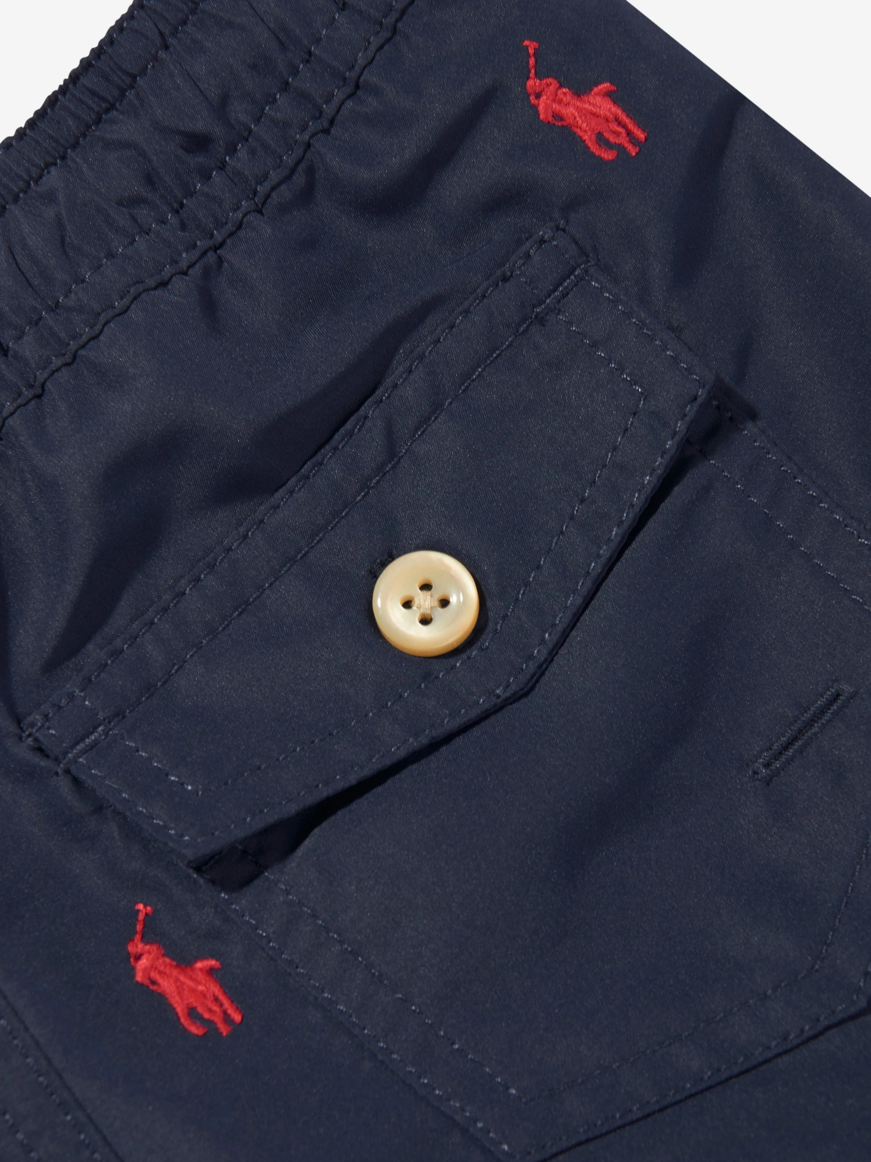 Ralph Lauren Jungen Logo Badeshorts in Marineblau