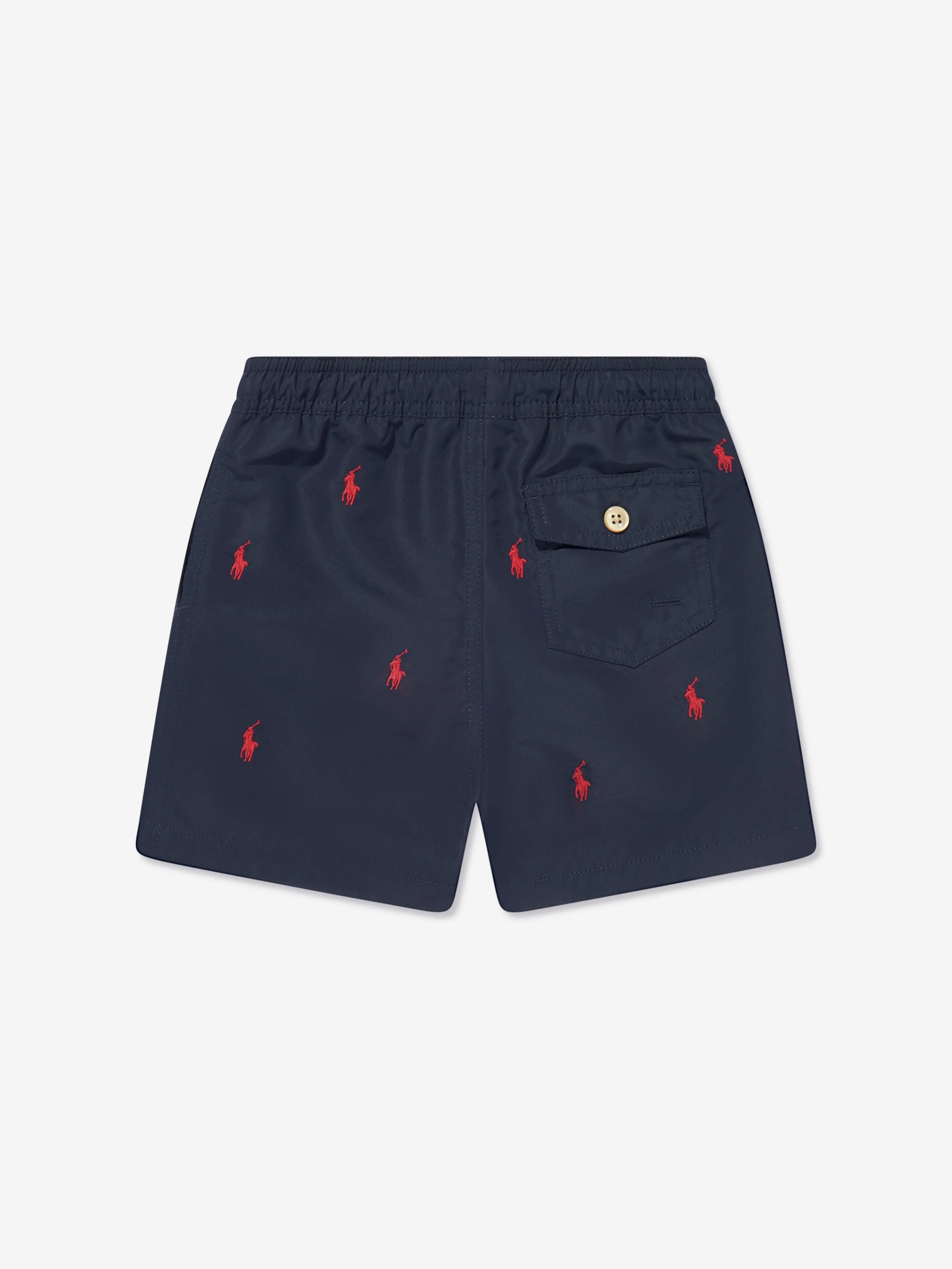 Ralph Lauren Jungen Logo Badeshorts in Marineblau