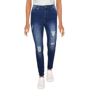 Reason Damen Avas High Rise Zerstörte Skinny Jeans