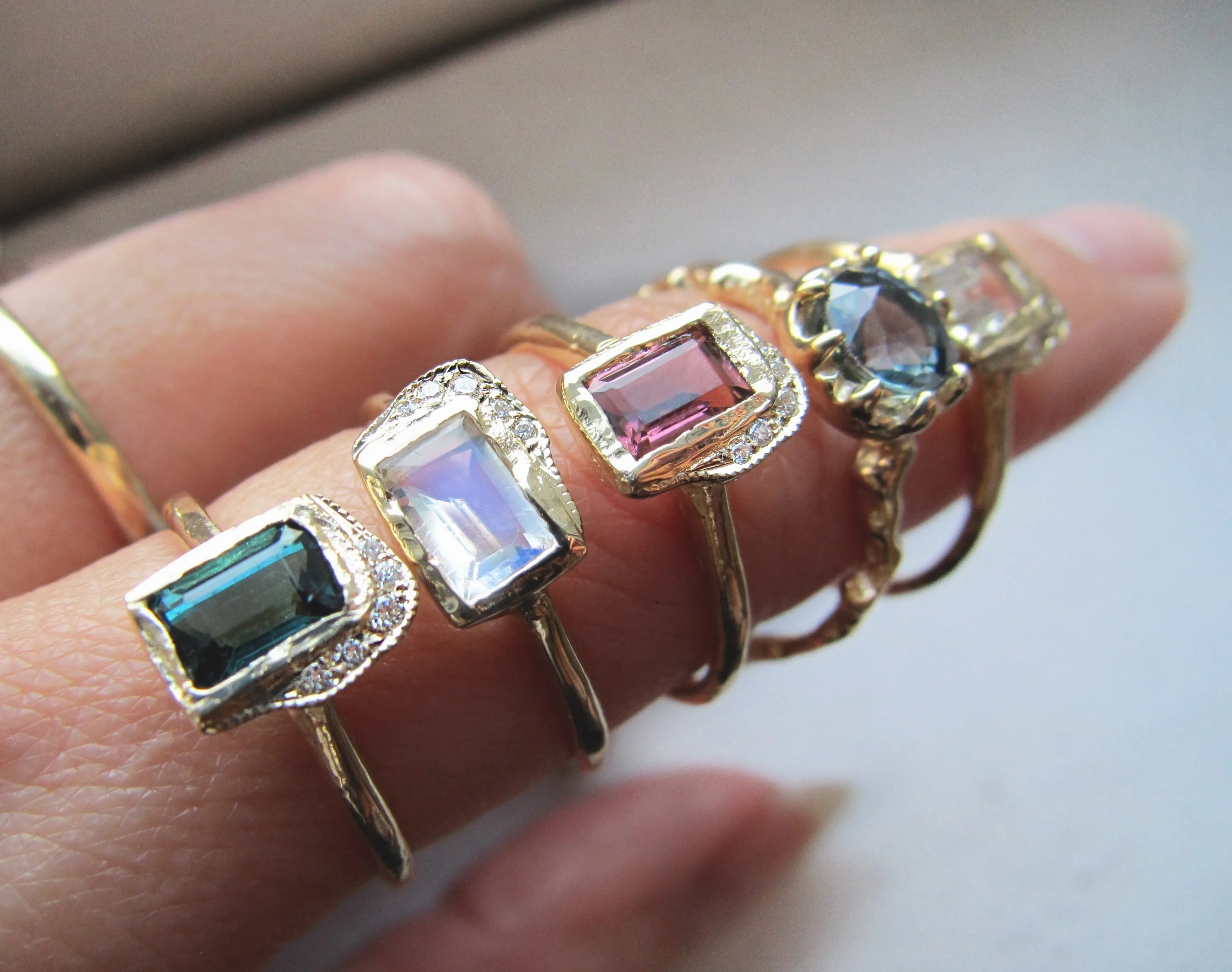 Reflection NS Pink Tourmaline Ring