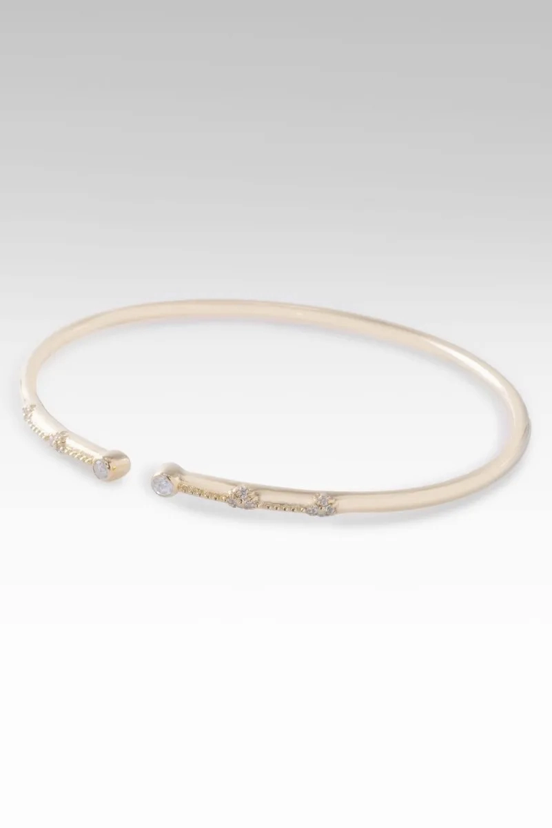 Rejoice in Gratitude Tip-to-Tip Bracelet? in White Zircon