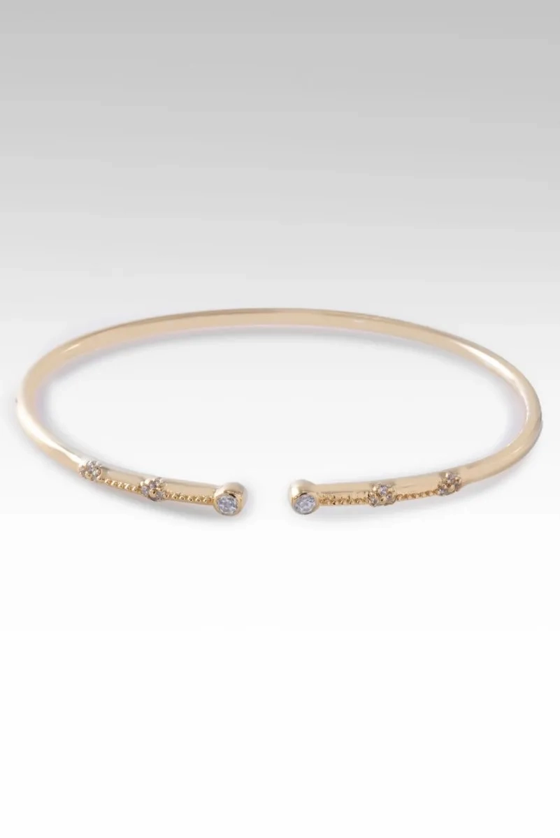 Rejoice in Gratitude Tip-to-Tip Bracelet? in White Zircon