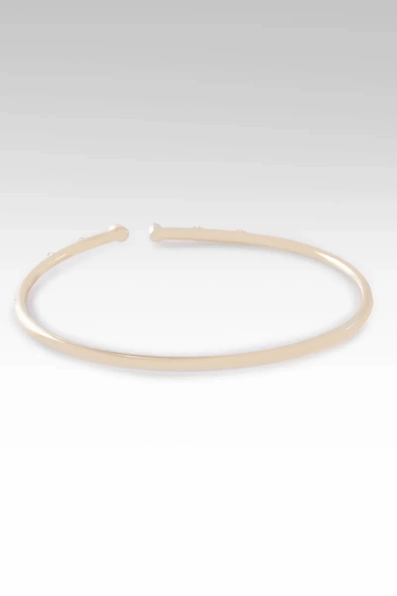 Rejoice in Gratitude Tip-to-Tip Bracelet? in White Zircon